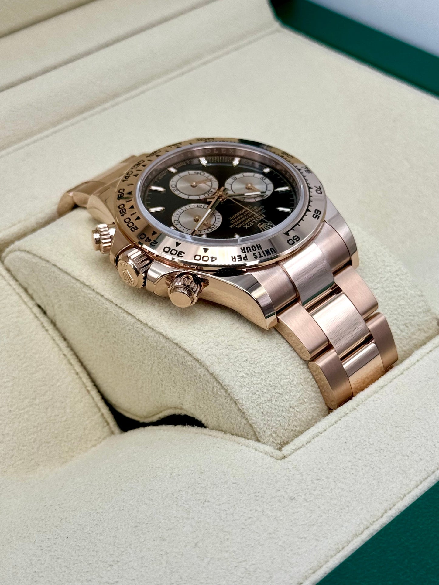 NEW 2024 Rolex Daytona 40mm 126505 Rose Gold Black Dial - MyWatchLLC