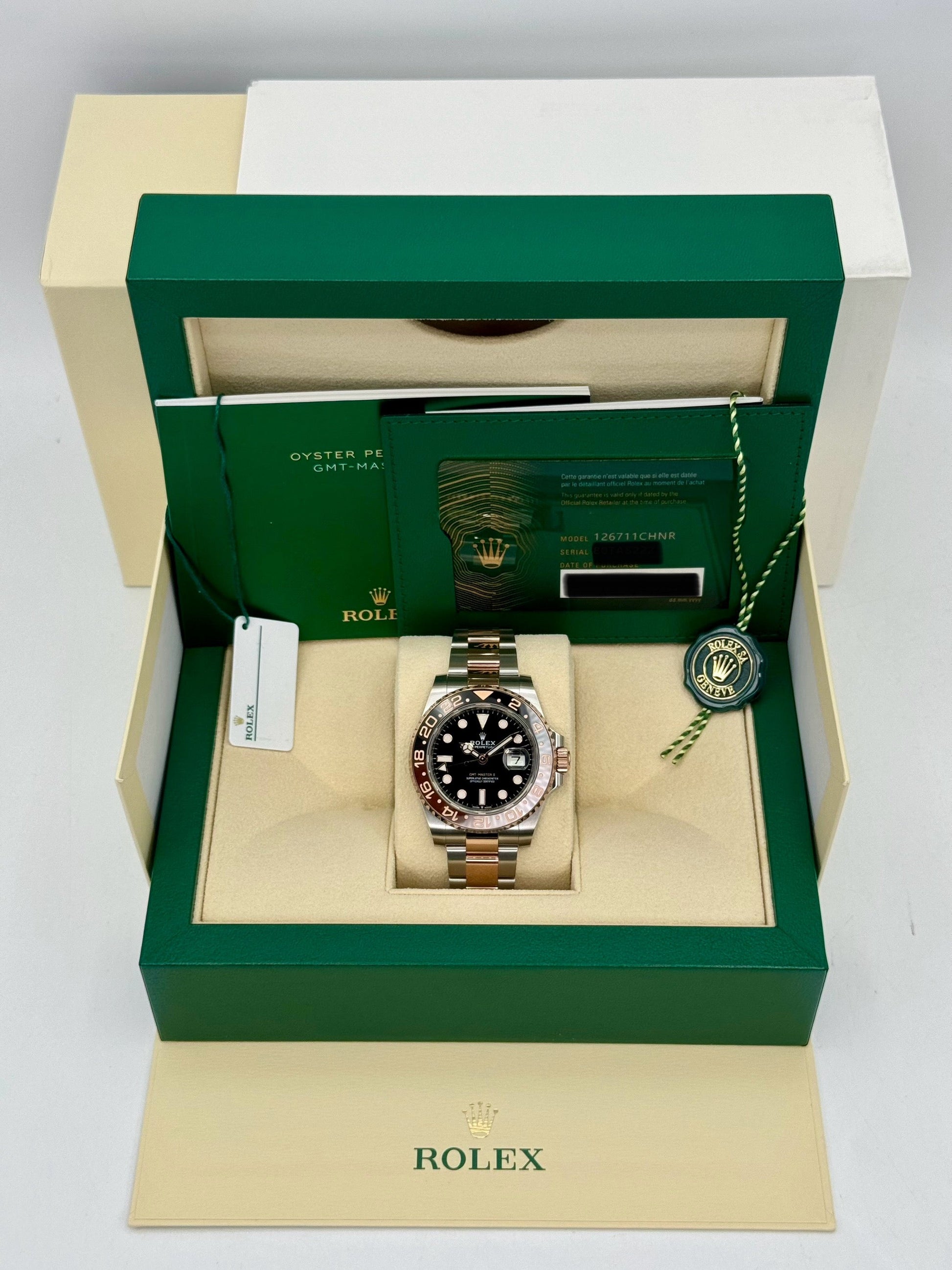 NEW 2025 Rolex GMT-Master II "Rootbeer" 40mm 126711CHNR Two-Tone - MyWatchLLC