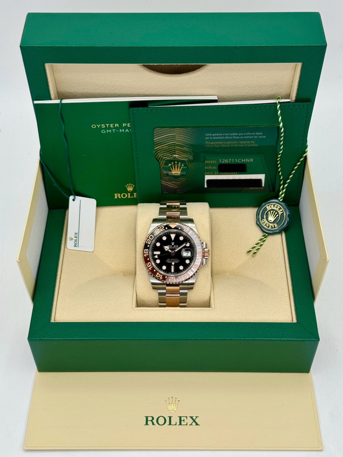 NEW 2025 Rolex GMT-Master II "Rootbeer" 40mm 126711CHNR Two-Tone - MyWatchLLC