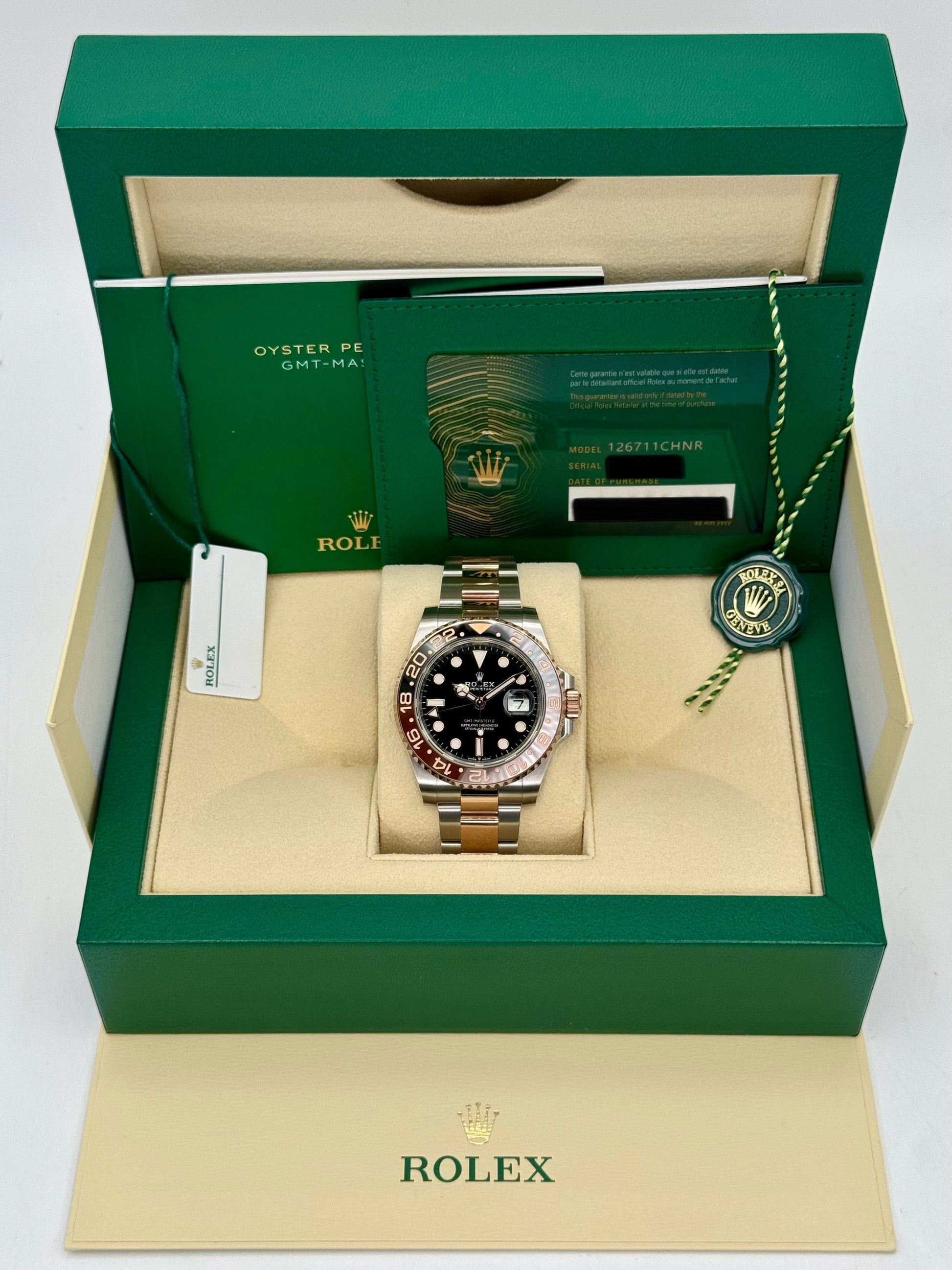 NEW 2025 Rolex GMT-Master II "Rootbeer" 40mm 126711CHNR Two-Tone - MyWatchLLC