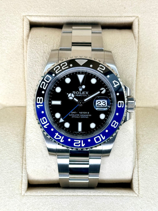 2016 Rolex GMT-Master II "Batman" 40mm 116710BLNR Oyster - MyWatchLLC
