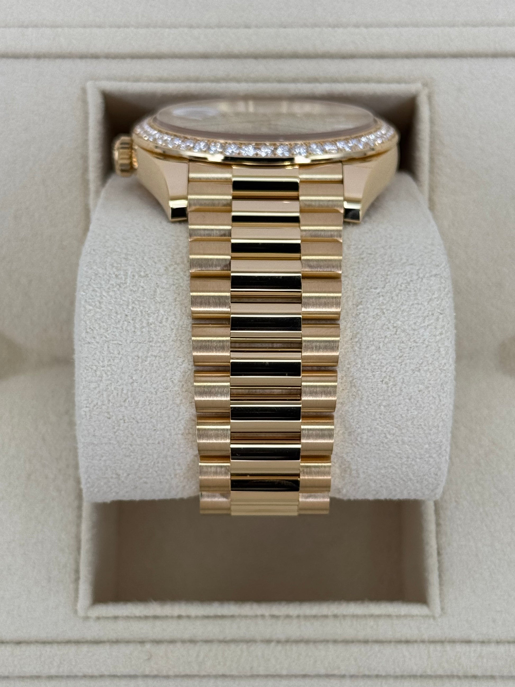 NEW 2024 Rolex Day-Date 40mm 228348RBR Diamond Paved Dial - MyWatchLLC