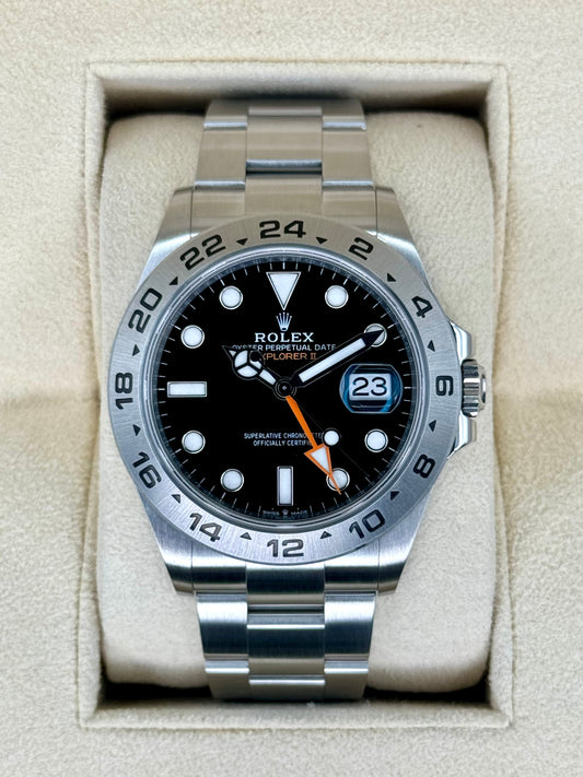 2024 Rolex Explorer II 42mm 226570 Black Dial - MyWatchLLC