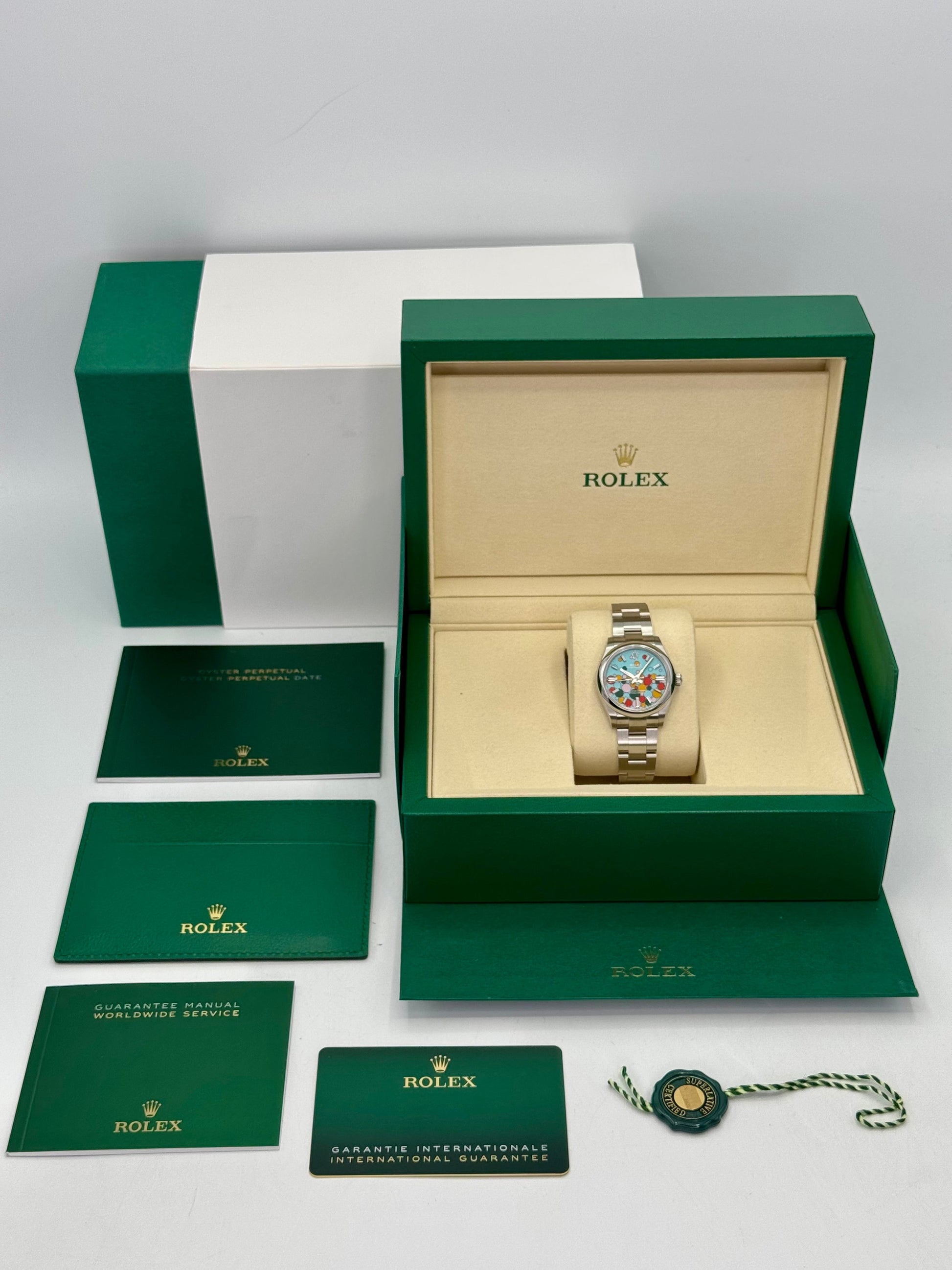 NEW 2025 Rolex Oyster Perpetual 31mm 277200 Celebration Dial - MyWatchLLC