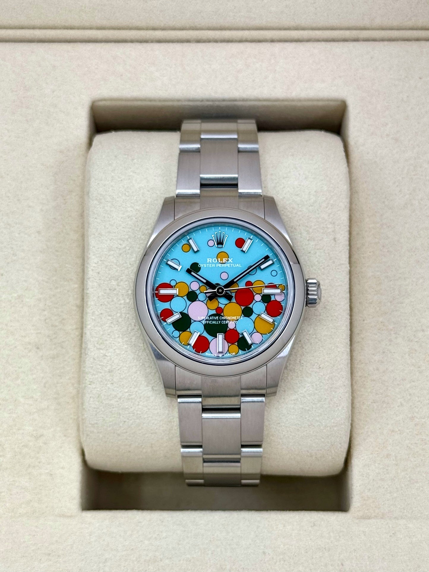 NEW 2025 Rolex Oyster Perpetual 31mm 277200 Celebration Dial - MyWatchLLC