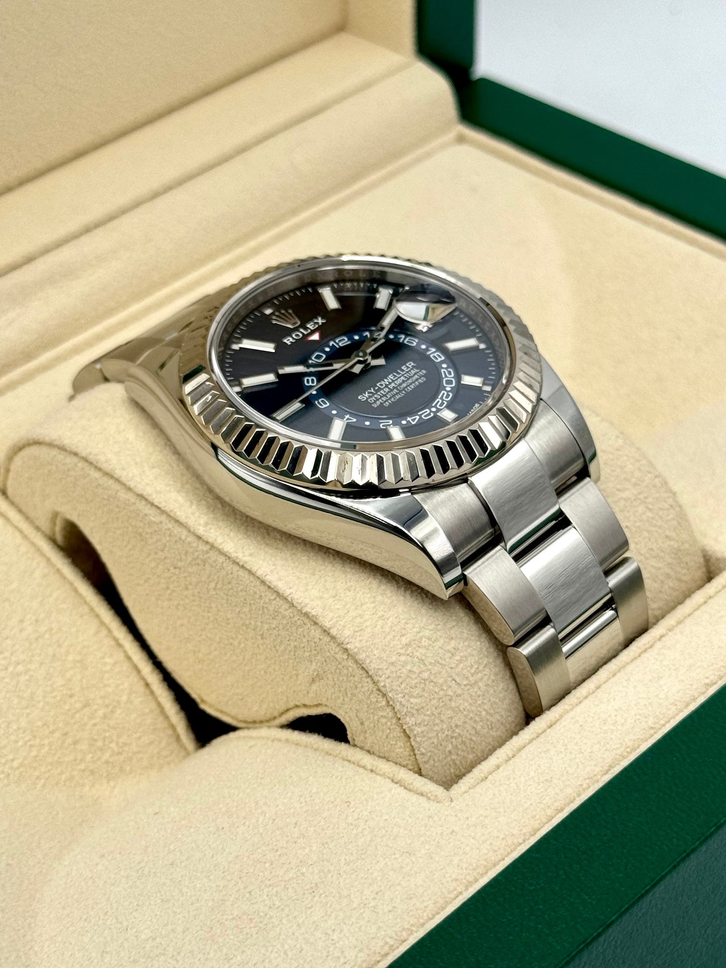 Sky-Dweller 42mm 326934 Stainless Steel Oyster Blue Dial - MyWatchLLC