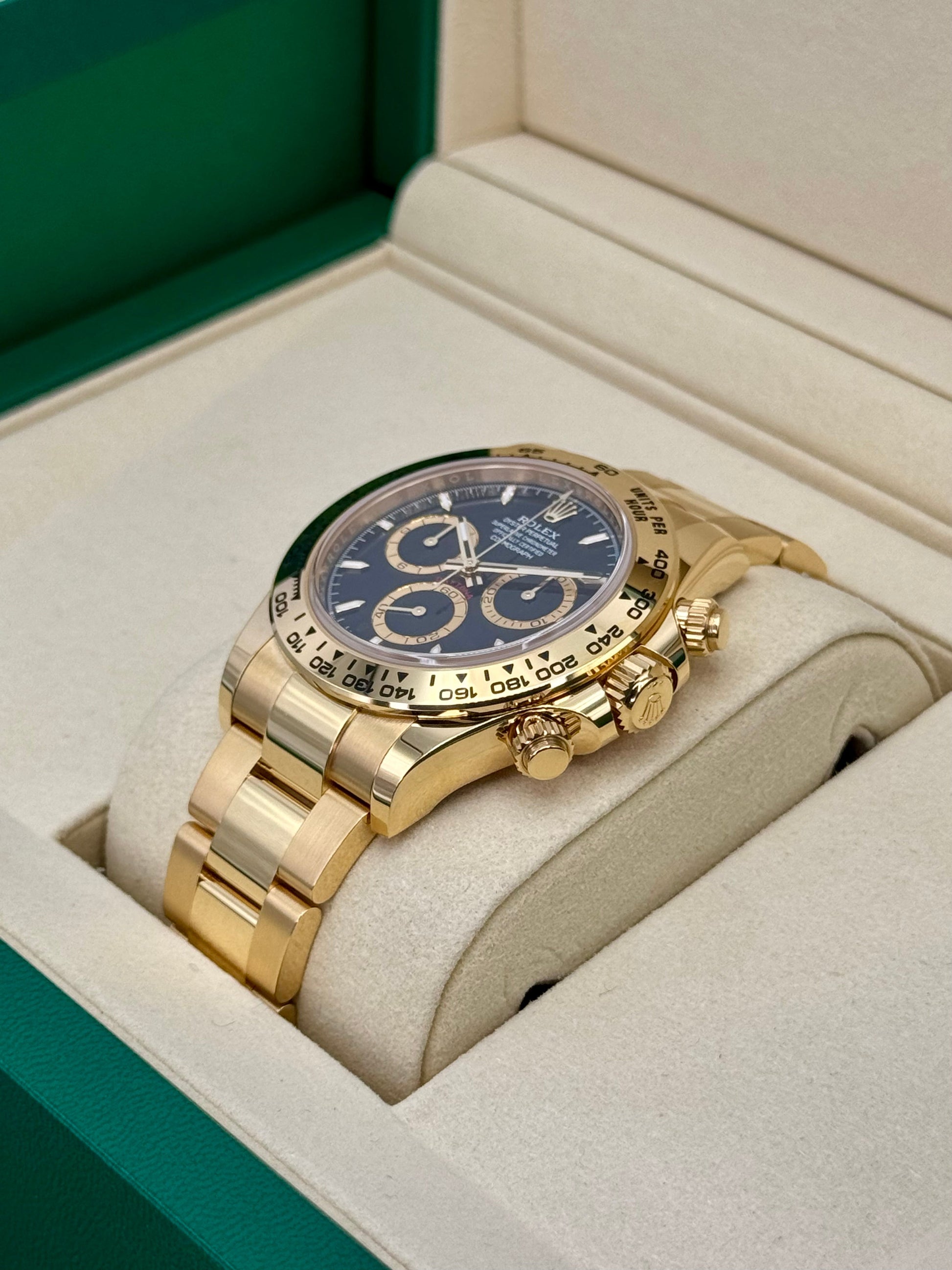 NEW 2025 Rolex Daytona 40mm 126508 18K Yellow Gold Black Dial - MyWatchLLC