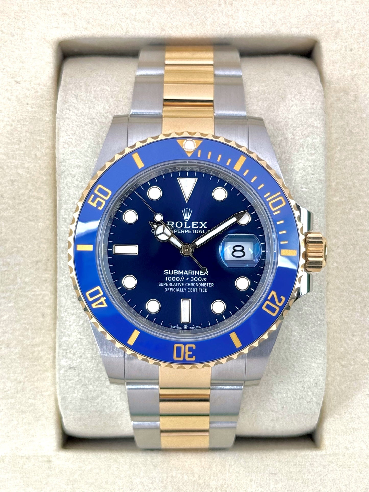 NEW 2025 Rolex Submariner "Bluesy" 41mm 126613LB Two-Tone Blue Dial - MyWatchLLC