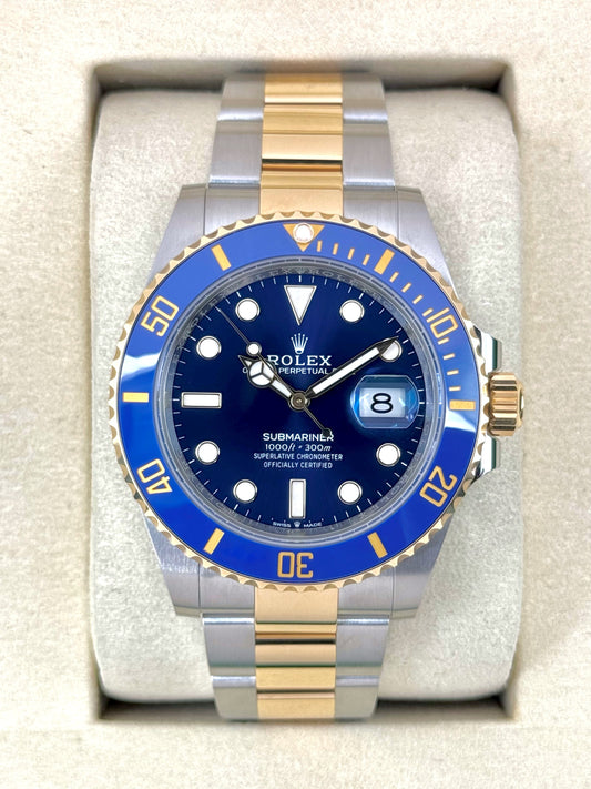 NEW 2025 Rolex Submariner "Bluesy" 41mm 126613LB Two-Tone Blue Dial - MyWatchLLC