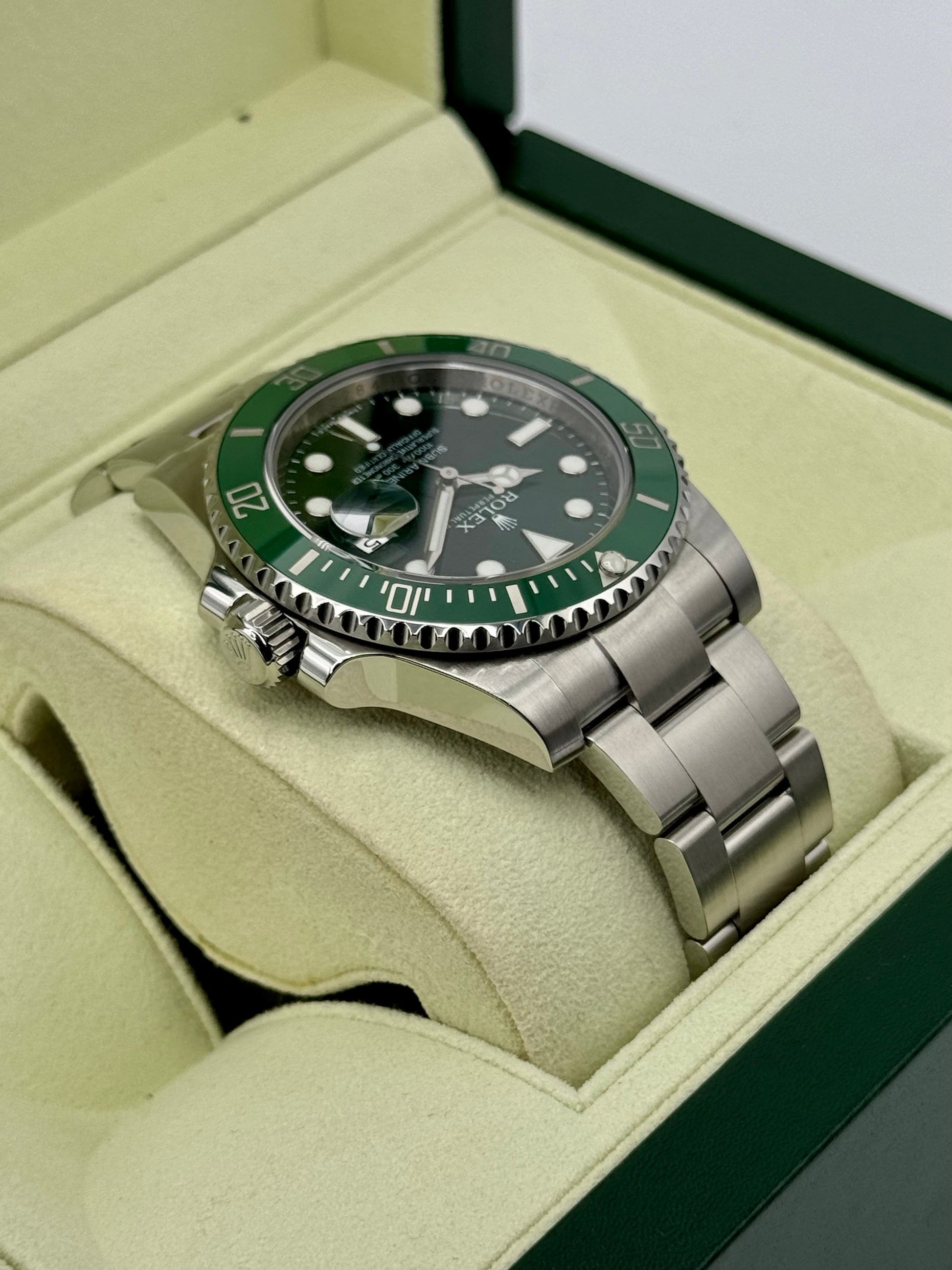 2011 Rolex Submariner "Hulk" 40mm 116610LV Green Dial - MyWatchLLC