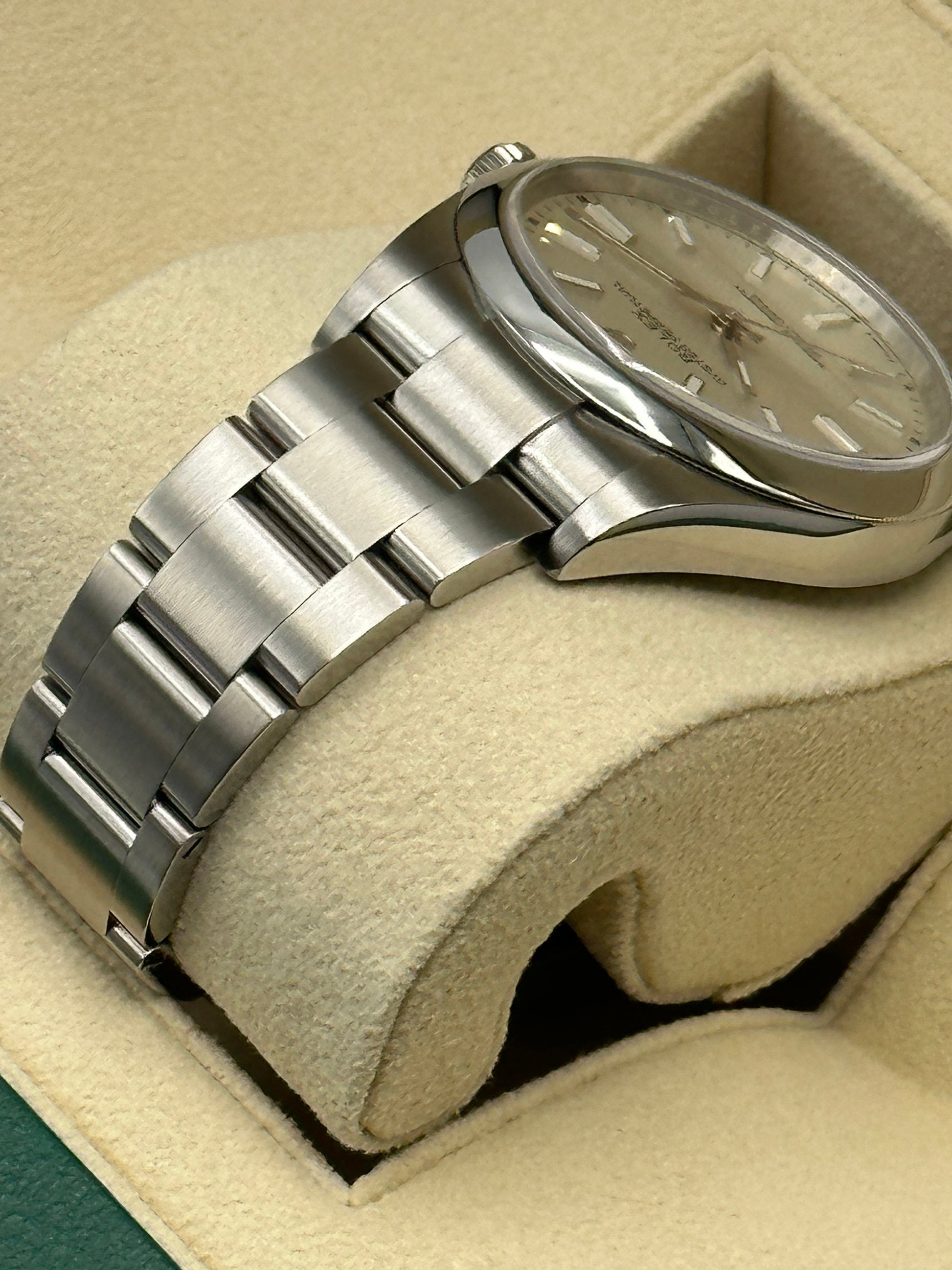 2019 Rolex Oyster Perpetual 39mm Stainless Steel White Index Dial - MyWatchLLC