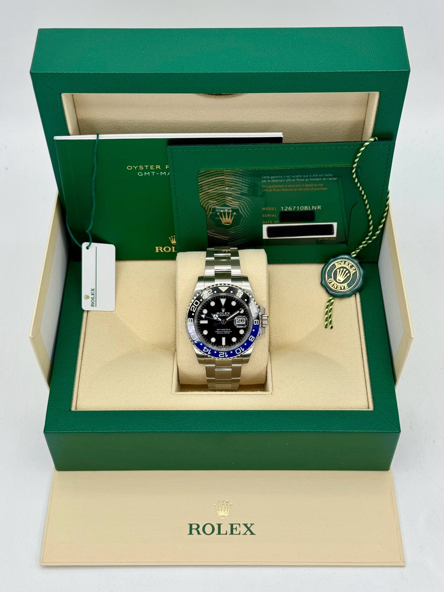 2023 Rolex GMT-Master II "Batman" 40mm 126710BLNR Oyster - MyWatchLLC