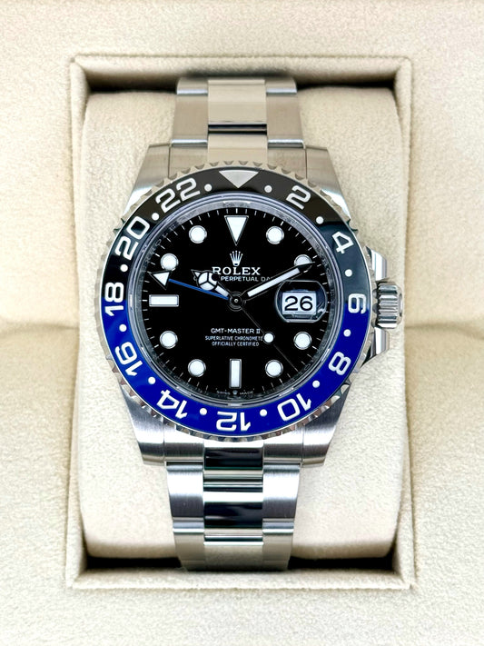 2023 Rolex GMT-Master II "Batman" 40mm 126710BLNR Oyster - MyWatchLLC