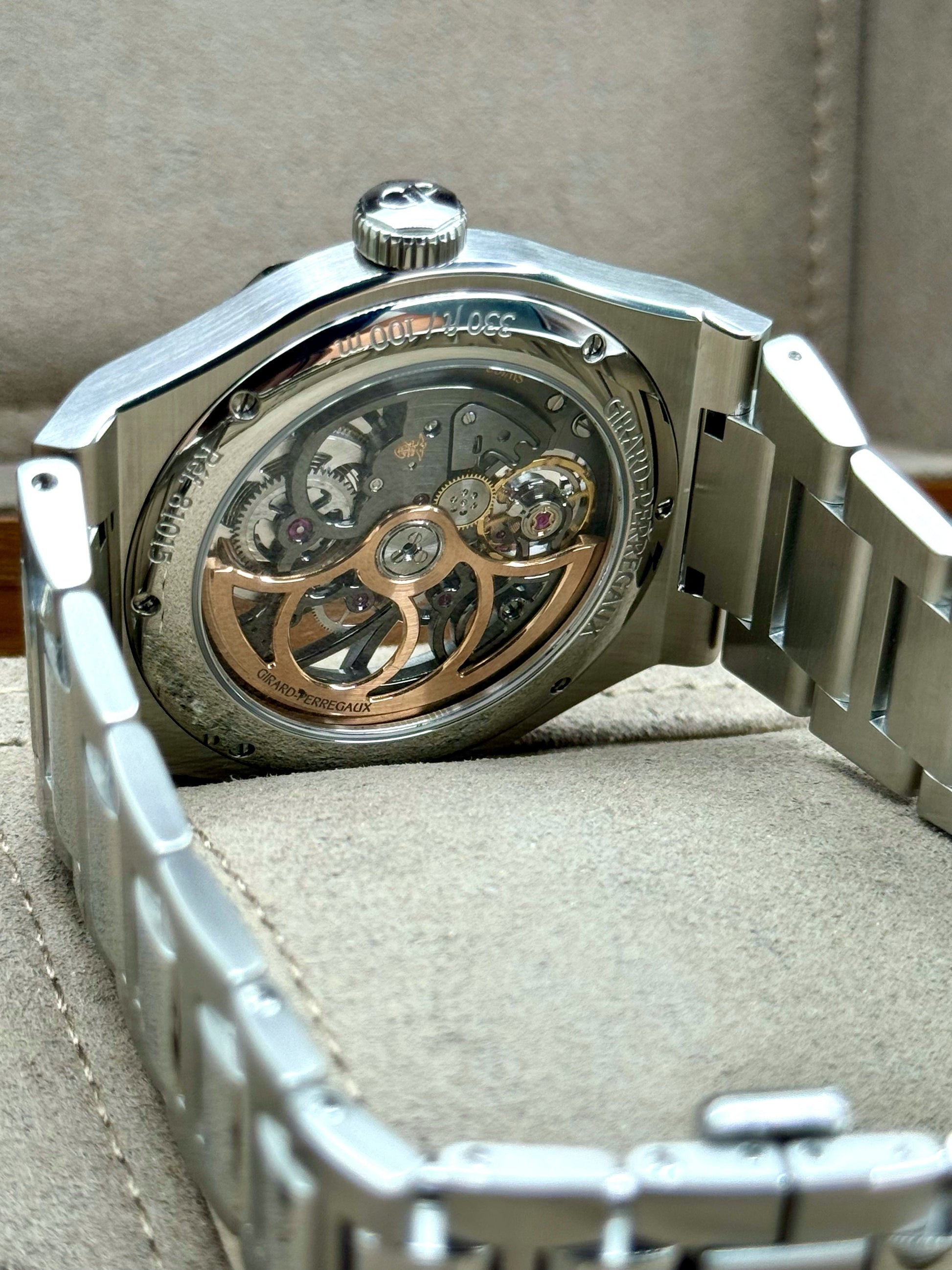 2022 Girard-Perregaux Laureato 42mm 81015-11-001-11A Skelton Dial - MyWatchLLC