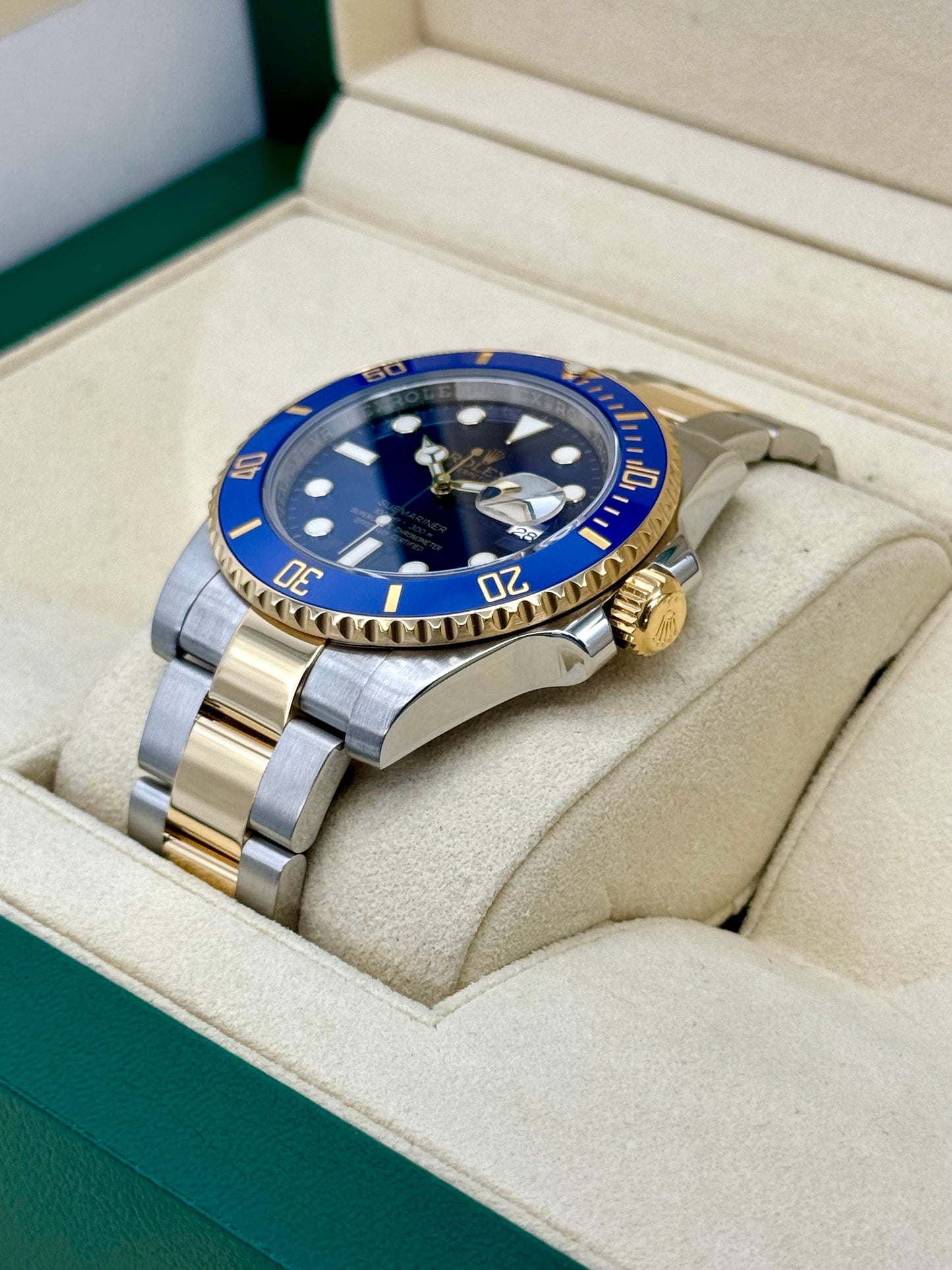 2016 Rolex Submariner "Bluesy" 40mm 116613LB Two-Tone Blue Dial - MyWatchLLC