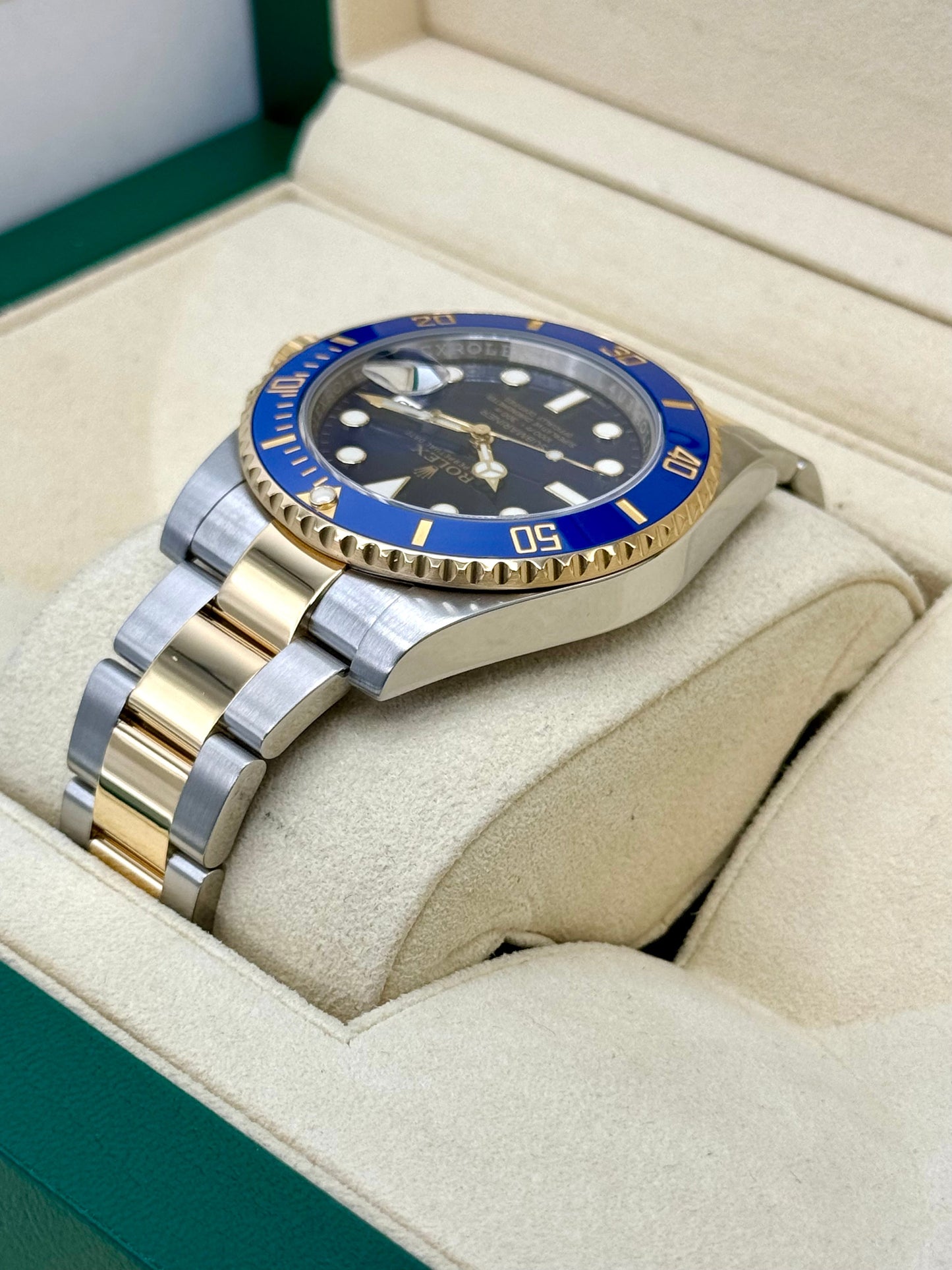 2016 Rolex Submariner "Bluesy" 40mm 116613LB Two-Tone Blue Dial - MyWatchLLC