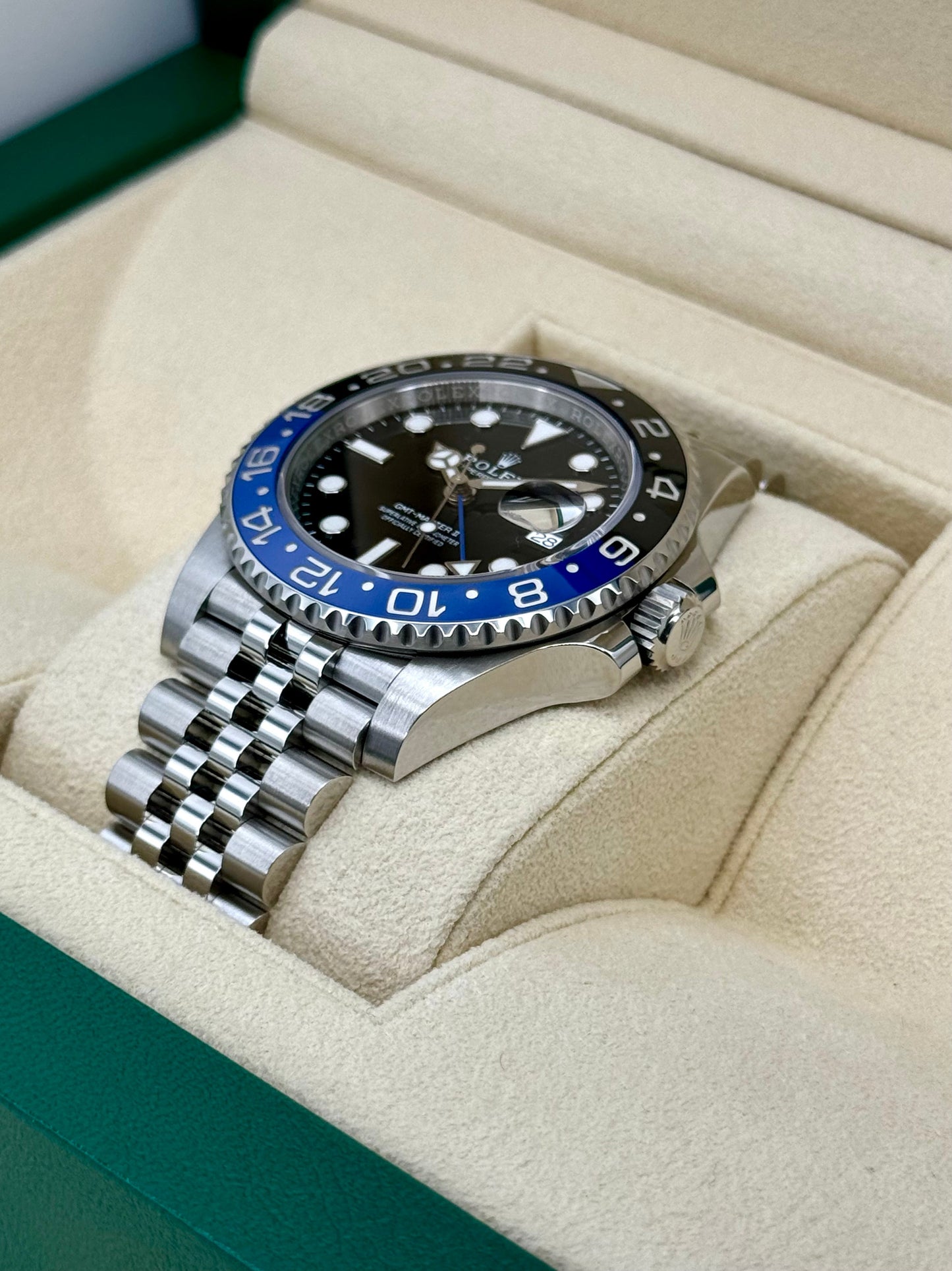 2023 Rolex GMT-Master II "Batgirl" 40mm 126710BLNR Jubilee Black Dial - MyWatchLLC