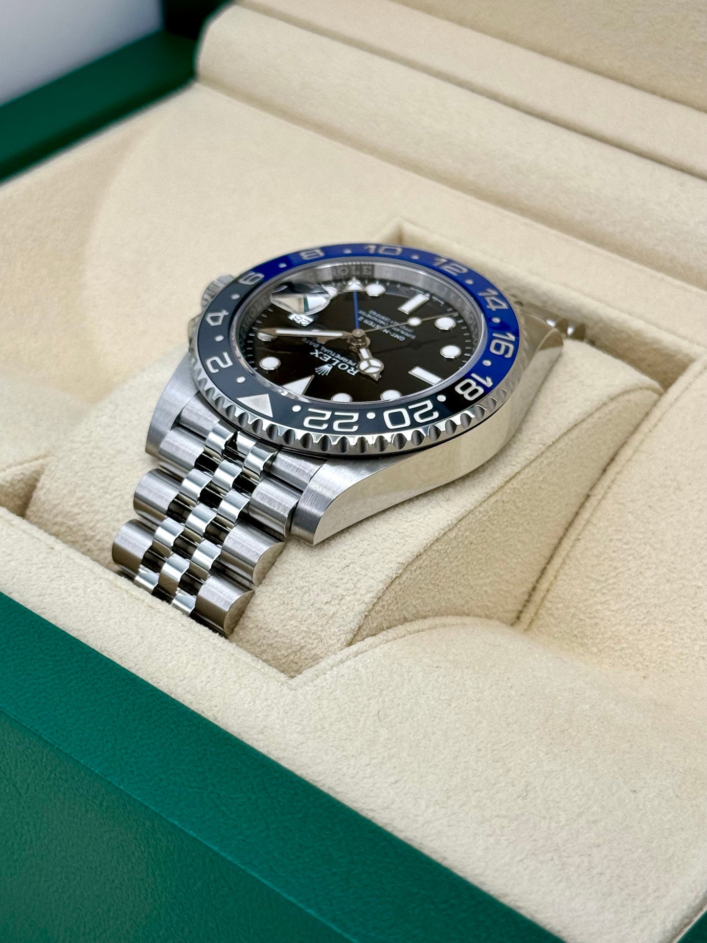 2023 Rolex GMT-Master II "Batgirl" 40mm 126710BLNR Jubilee Black Dial - MyWatchLLC