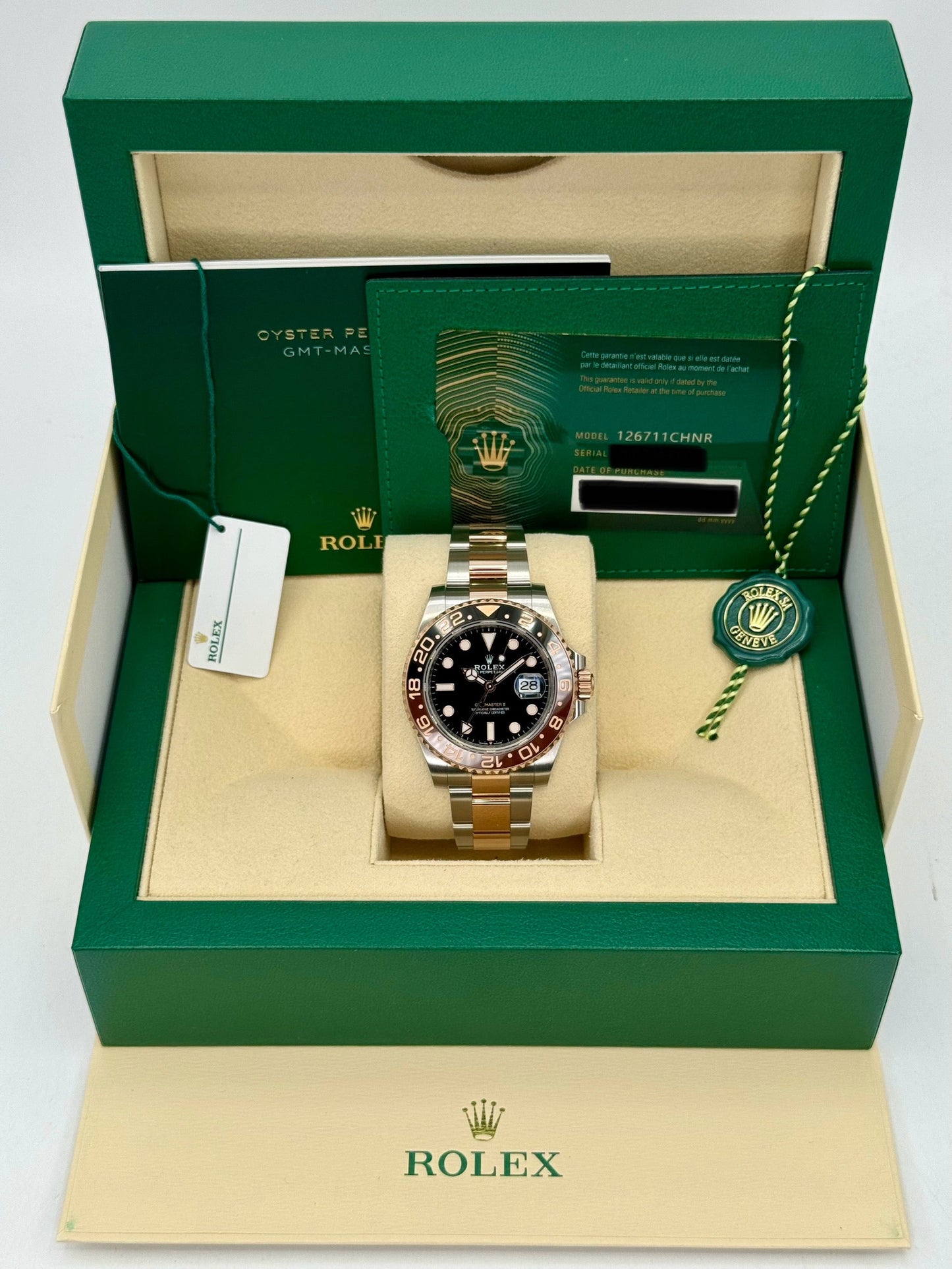 2022 Rolex GMT-Master II "Rootbeer" 40mm 126711CHNR Two-Tone - MyWatchLLC