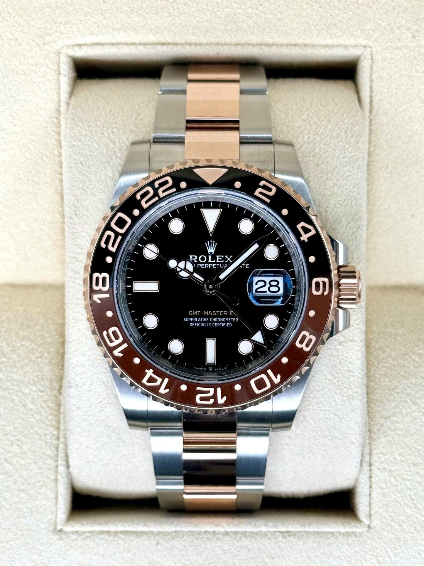 2022 Rolex GMT-Master II "Rootbeer" 40mm 126711CHNR Two-Tone - MyWatchLLC