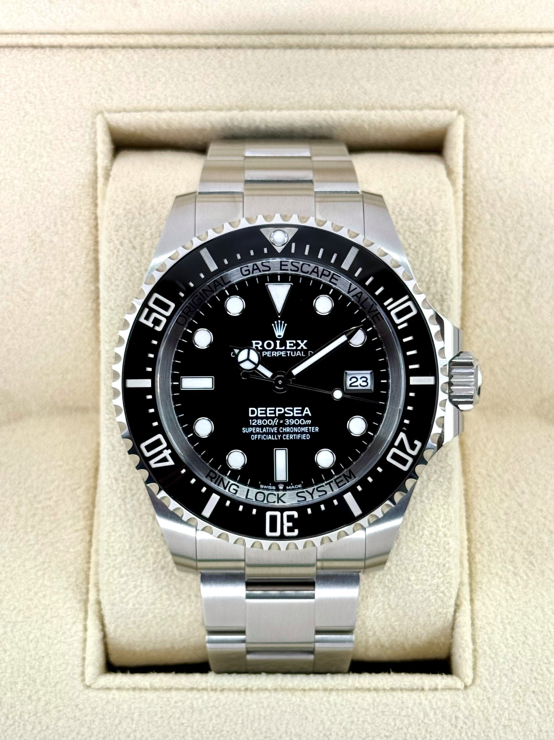 NEW 2024 Rolex Deepsea 44mm 136660 Stainless Steel Black Dial - MyWatchLLC