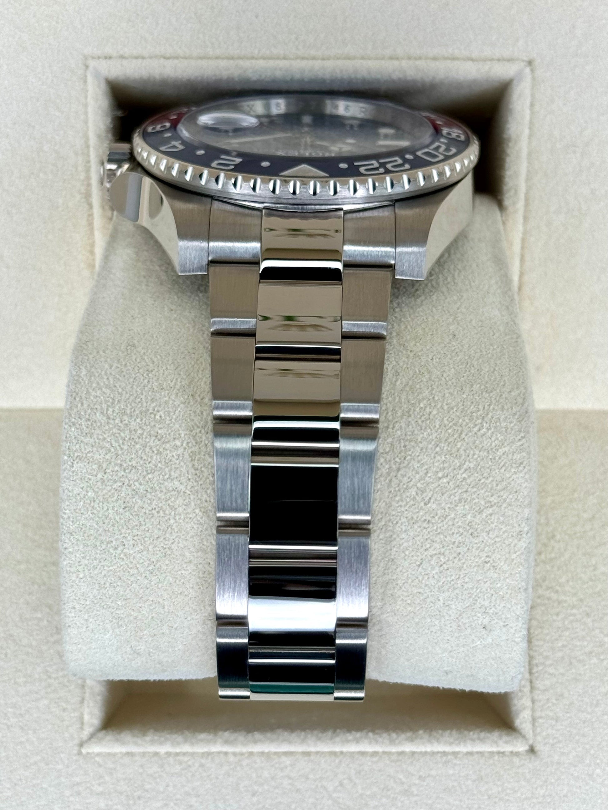 2022 Rolex GMT-Master II "Pepsi" 40mm 126719BLRO White Gold Oyster - MyWatchLLC