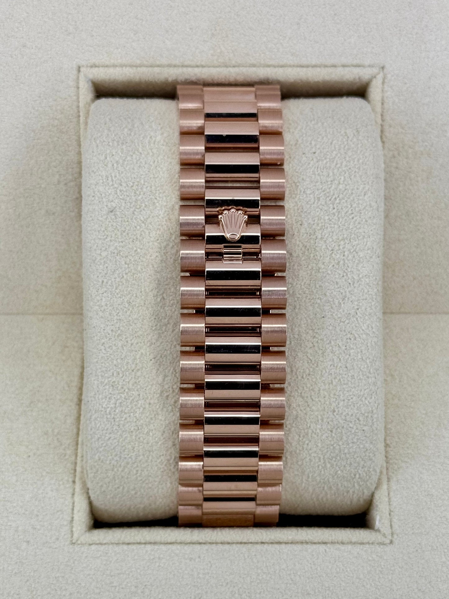 2024 Rolex Day-Date 40mm 228235 Presidential Rose Gold Olive Dial - MyWatchLLC