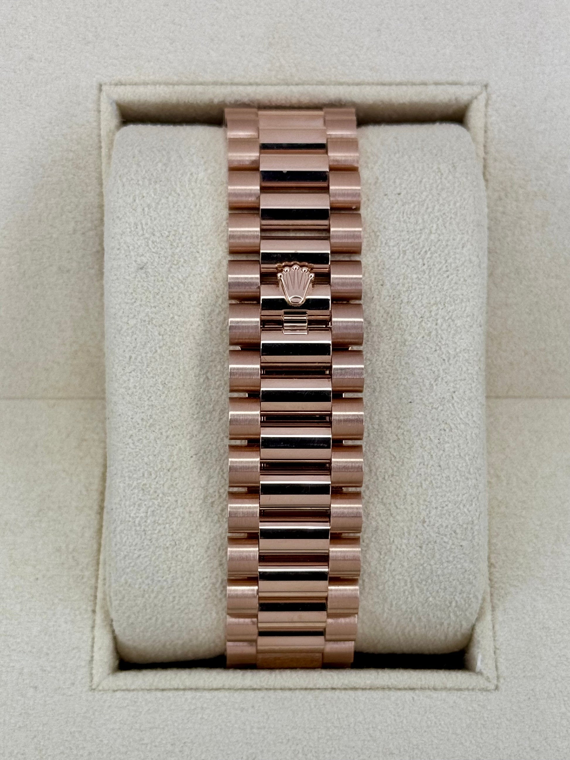 2024 Rolex Day-Date 40mm 228235 Presidential Rose Gold Olive Dial - MyWatchLLC