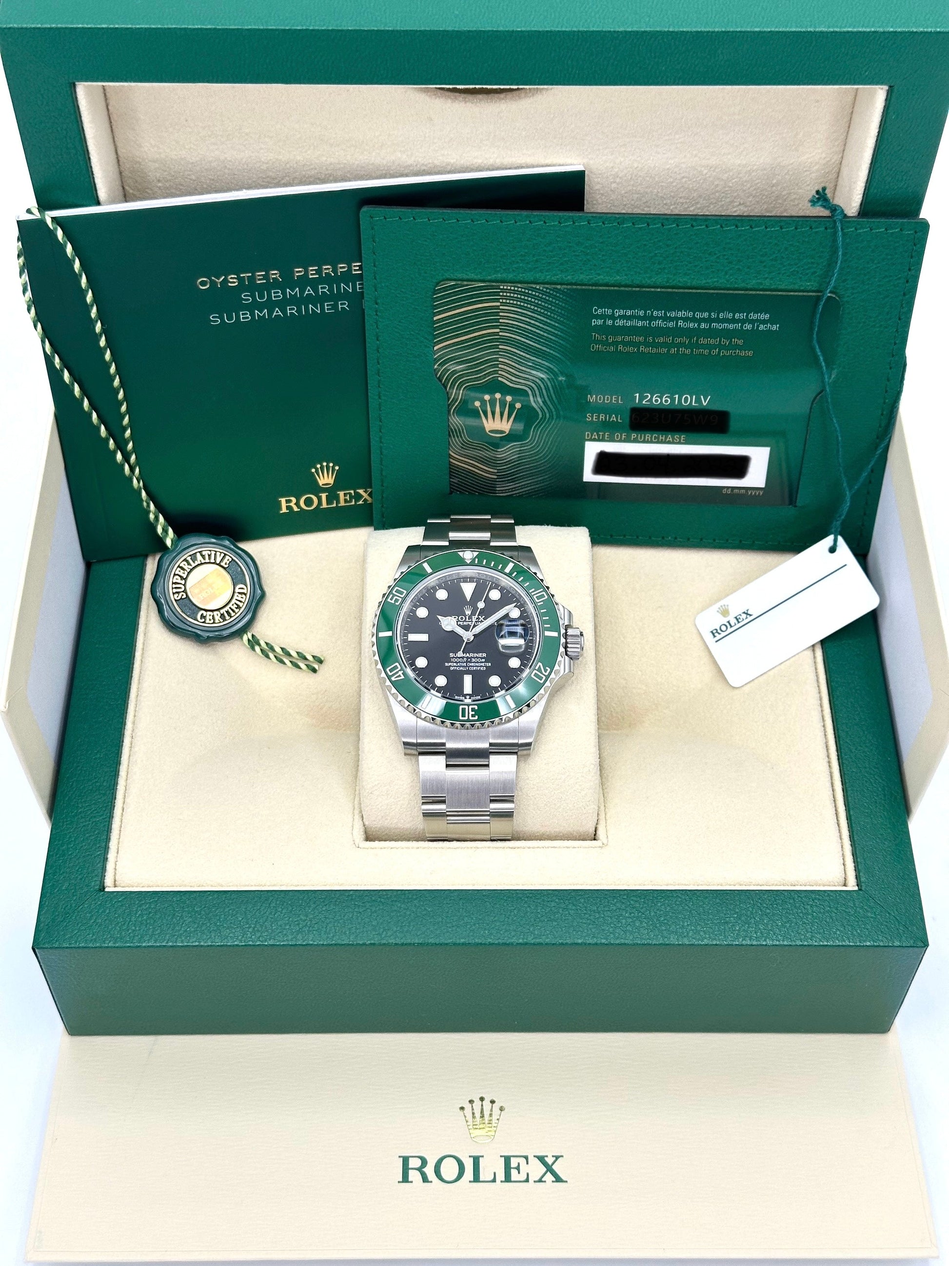 2022 Rolex Submariner “Starbucksâ€?41mm Black Dial 126610LV - MyWatchLLC