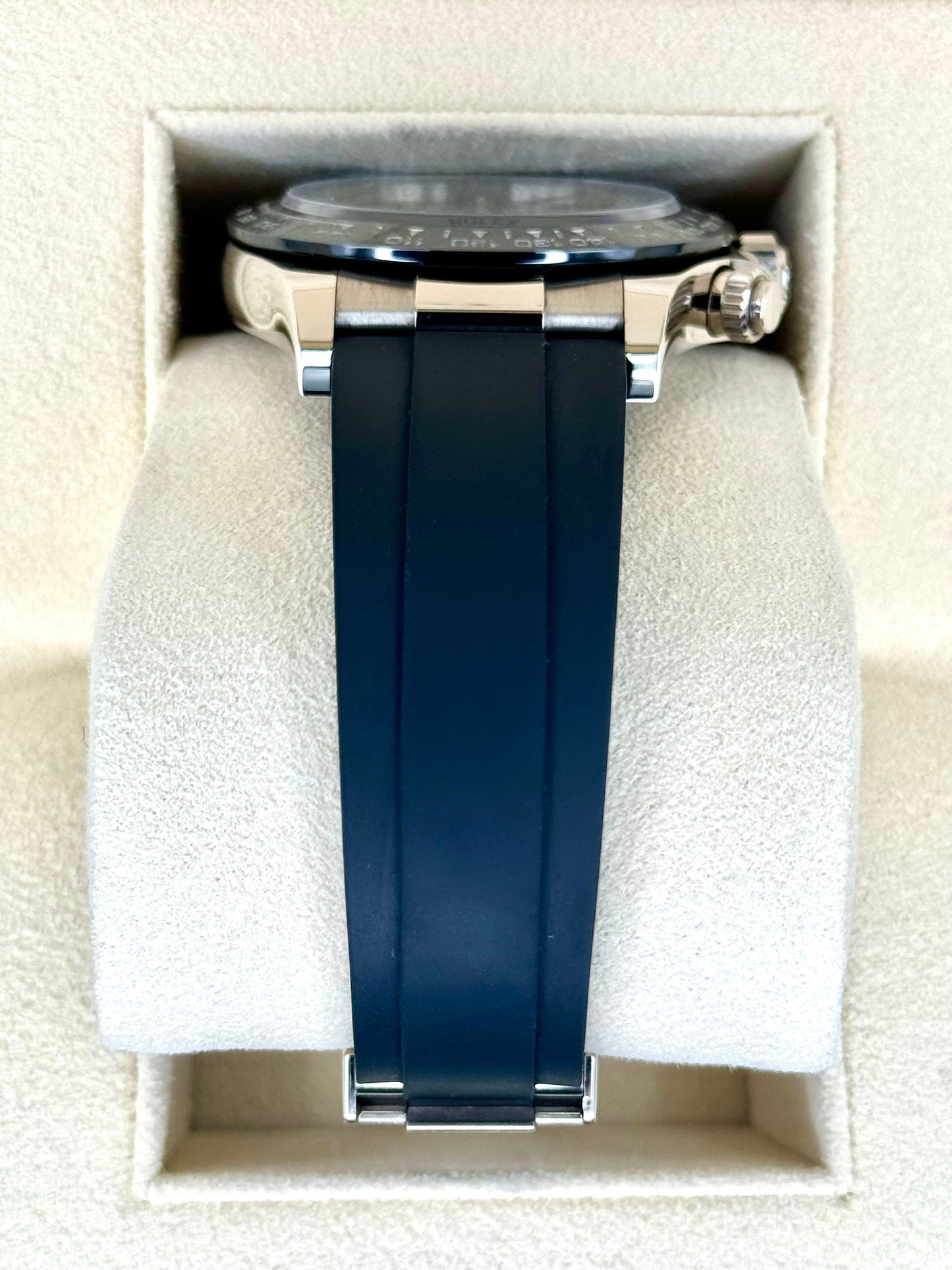 2022 Rolex Daytona 40mm 116519LN White Gold Silver Ghost Dial - MyWatchLLC