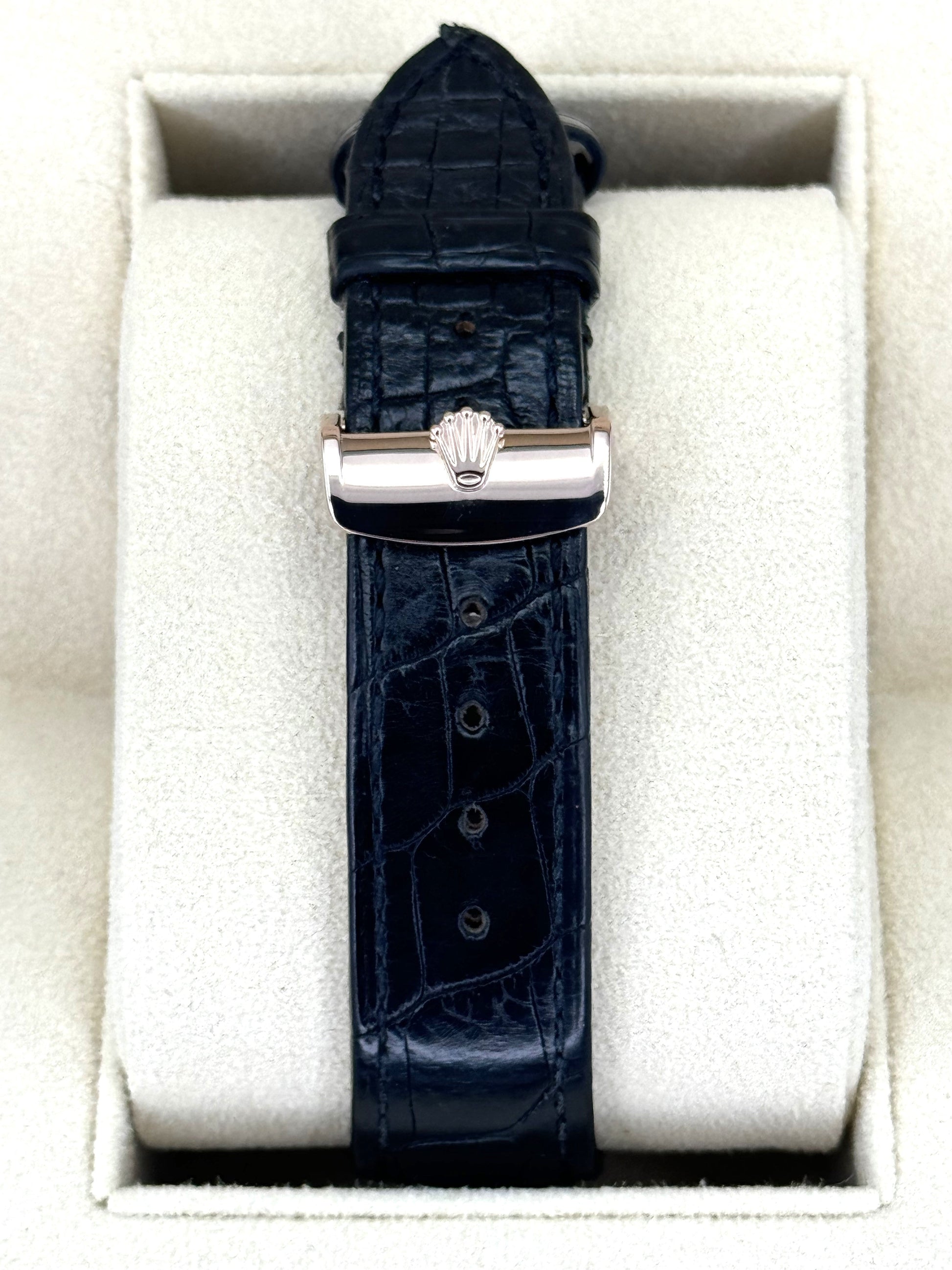 2019 Rolex Cellini Moonphase 39mm 50535 Rose Gold White Dial - MyWatchLLC