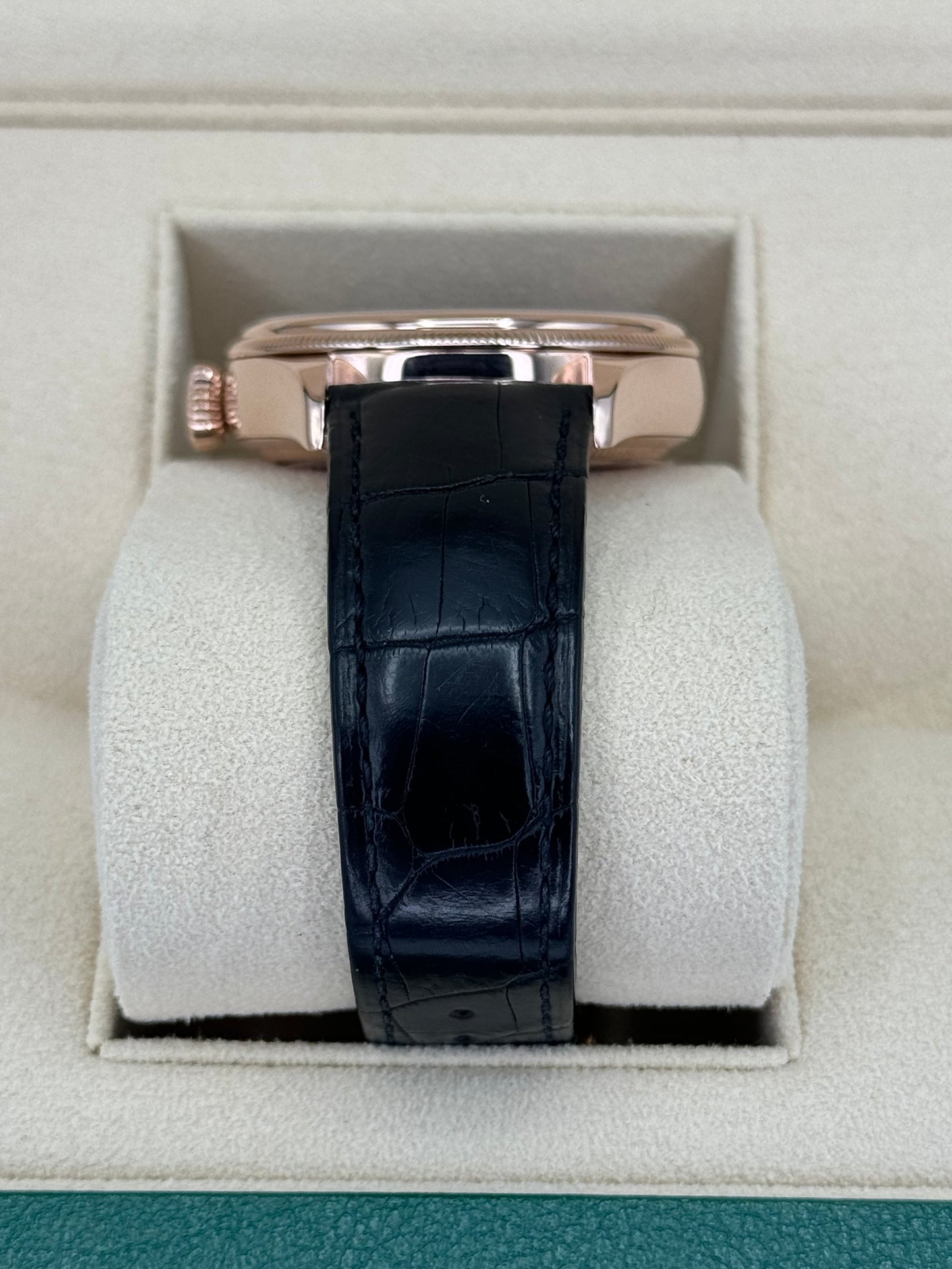 2019 Rolex Cellini Moonphase 39mm 50535 Rose Gold White Dial - MyWatchLLC