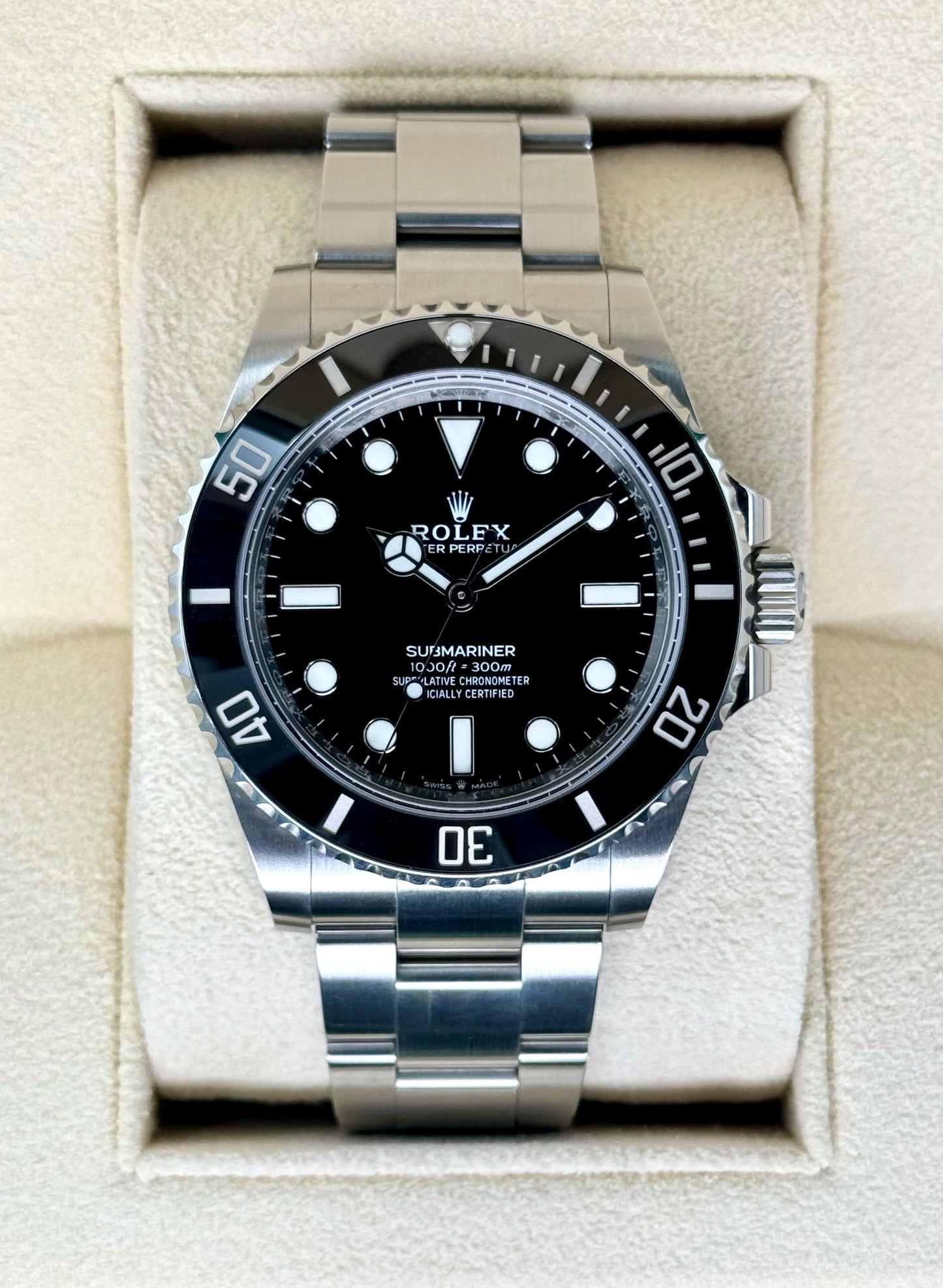 2022 Rolex Submariner 41mm 124060 Stainless Steel Black Dial - MyWatchLLC
