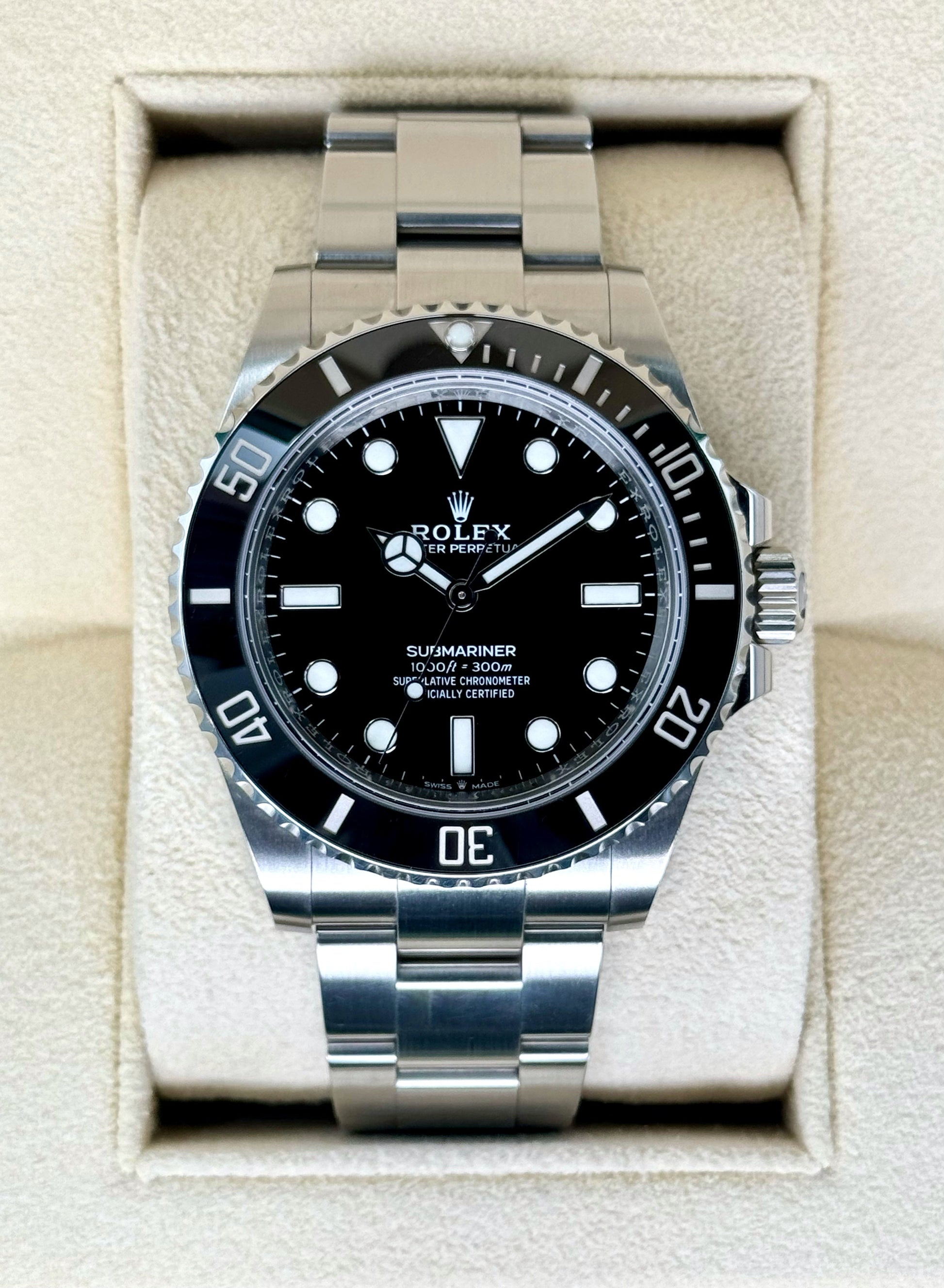 2022 Rolex Submariner 41mm 124060 Stainless Steel Black Dial - MyWatchLLC