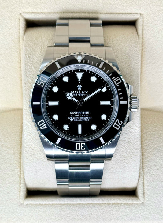 2022 Rolex Submariner 41mm 124060 Stainless Steel Black Dial - MyWatchLLC