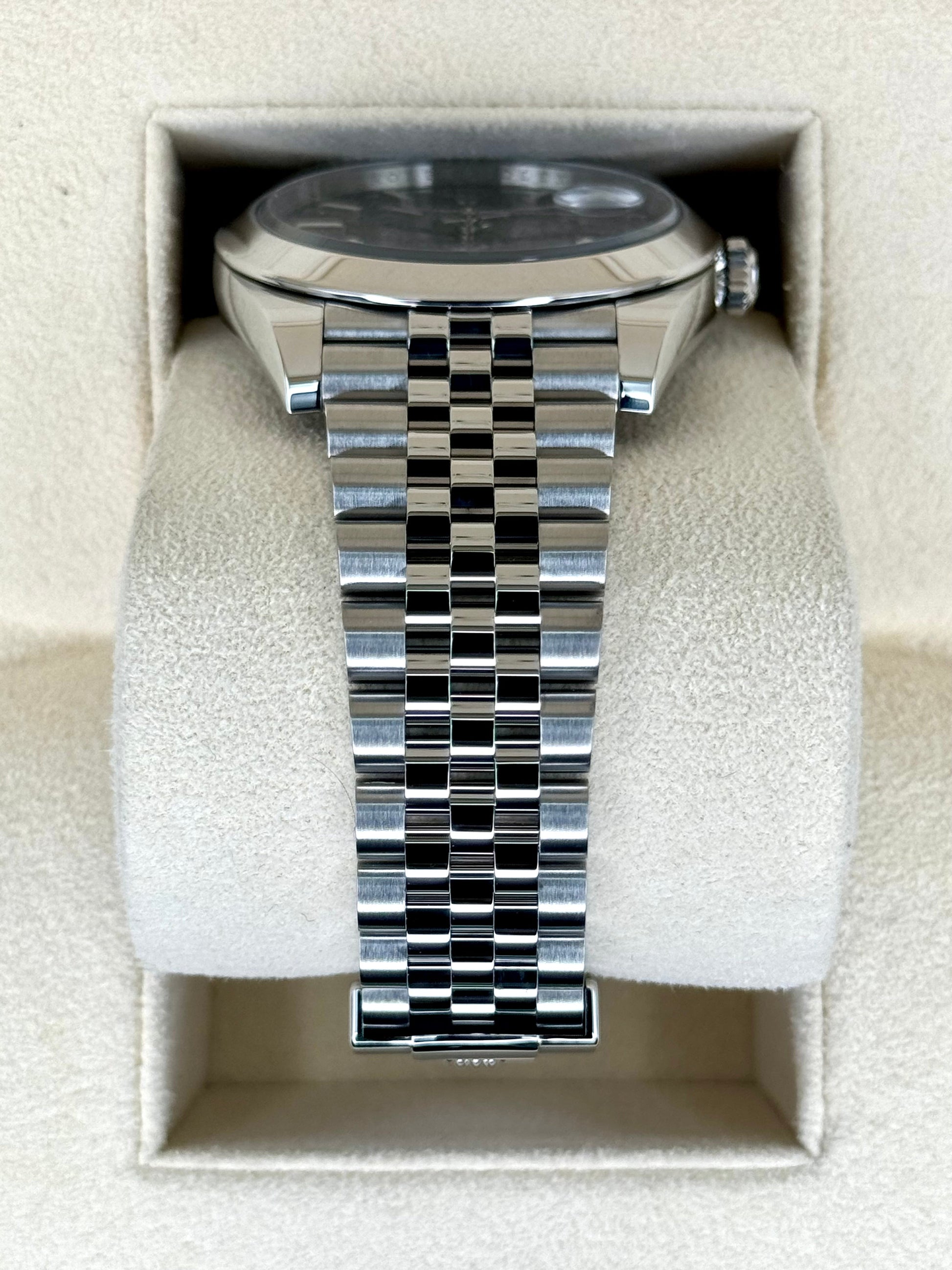 Rolex 2023 Datejust 41mm 126300 Stainless Steel Jubilee Rhodium Dial - MyWatchLLC