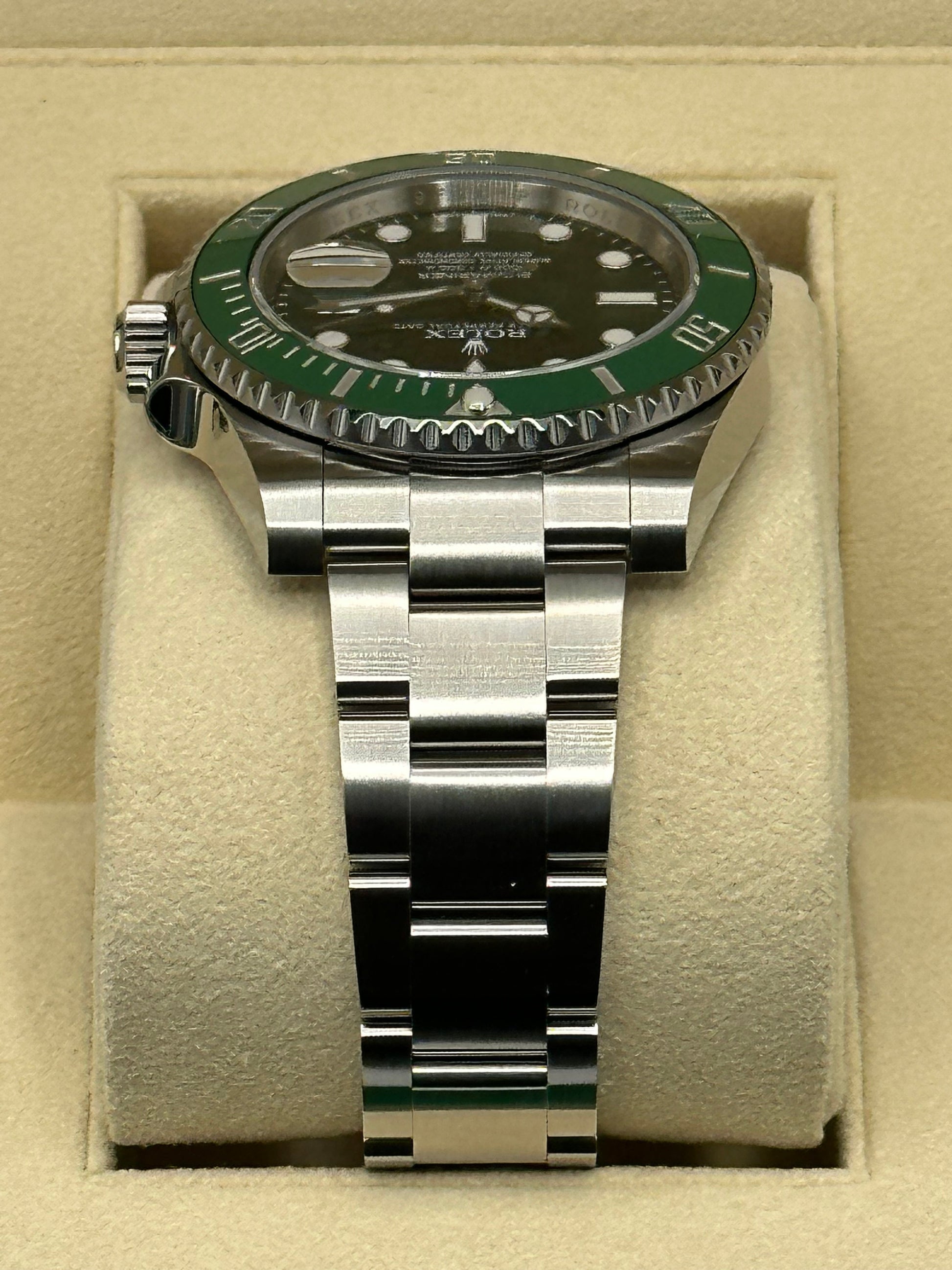 2015 Rolex Submariner Date "Hulk" 116610LV Green Dial Oyster - MyWatchLLC