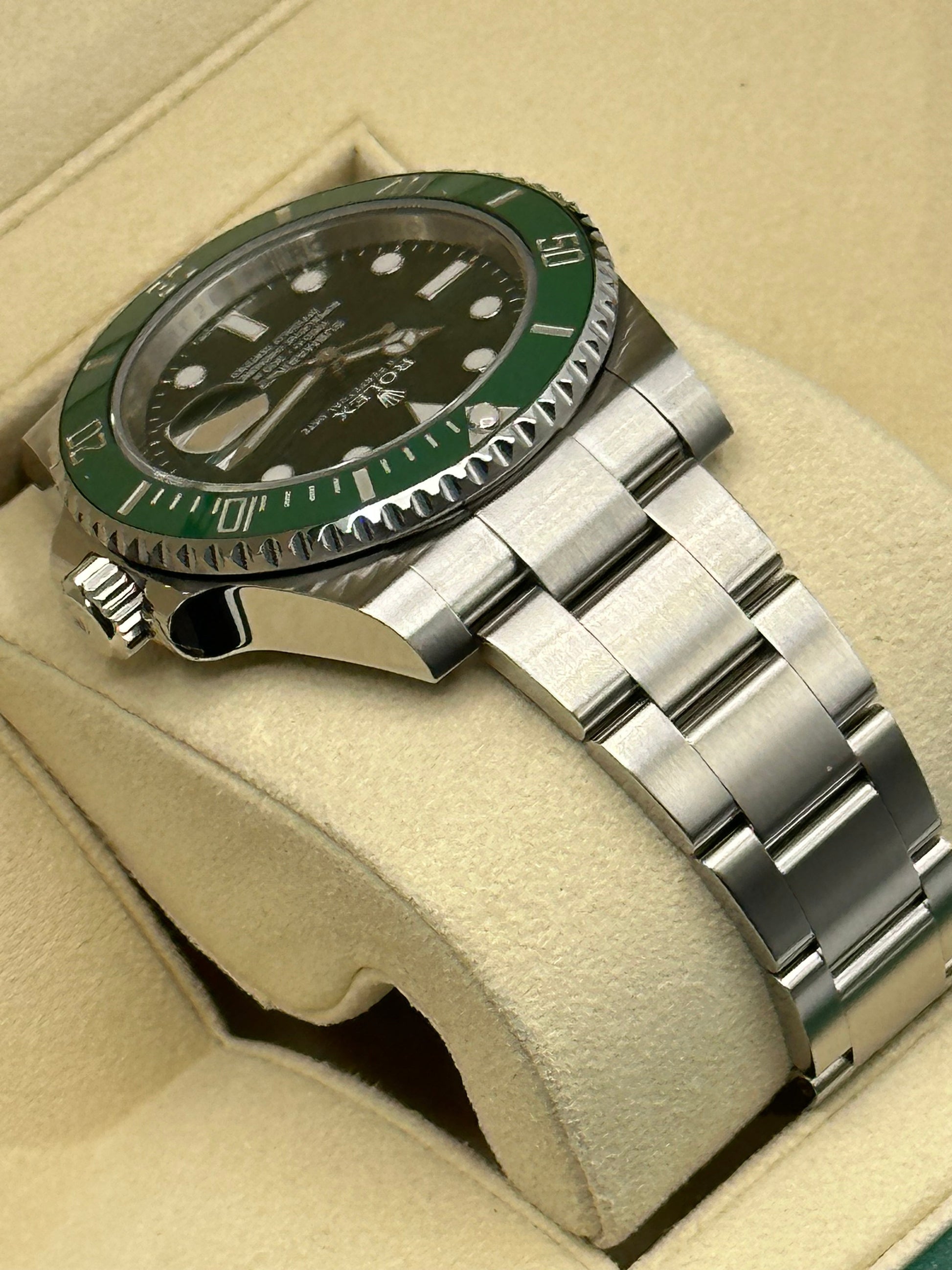 2015 Rolex Submariner Date "Hulk" 116610LV Green Dial Oyster - MyWatchLLC