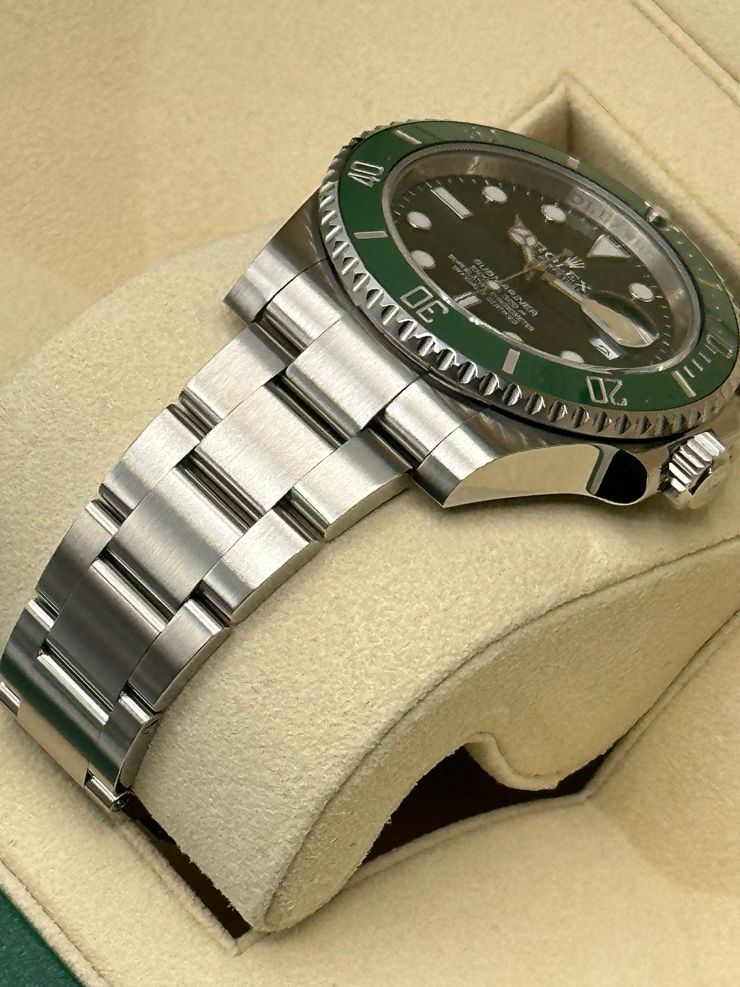 2015 Rolex Submariner Date "Hulk" 116610LV Green Dial Oyster - MyWatchLLC