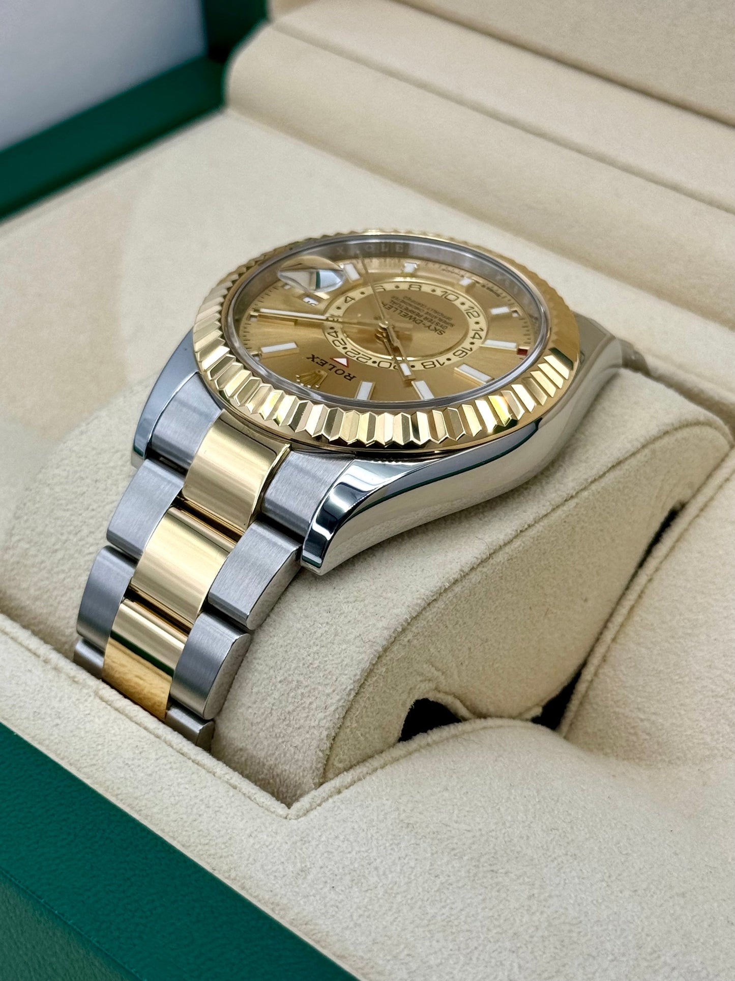 2024 Rolex Sky-Dweller 42mm 336933 Oyster Champagne Dial - MyWatchLLC