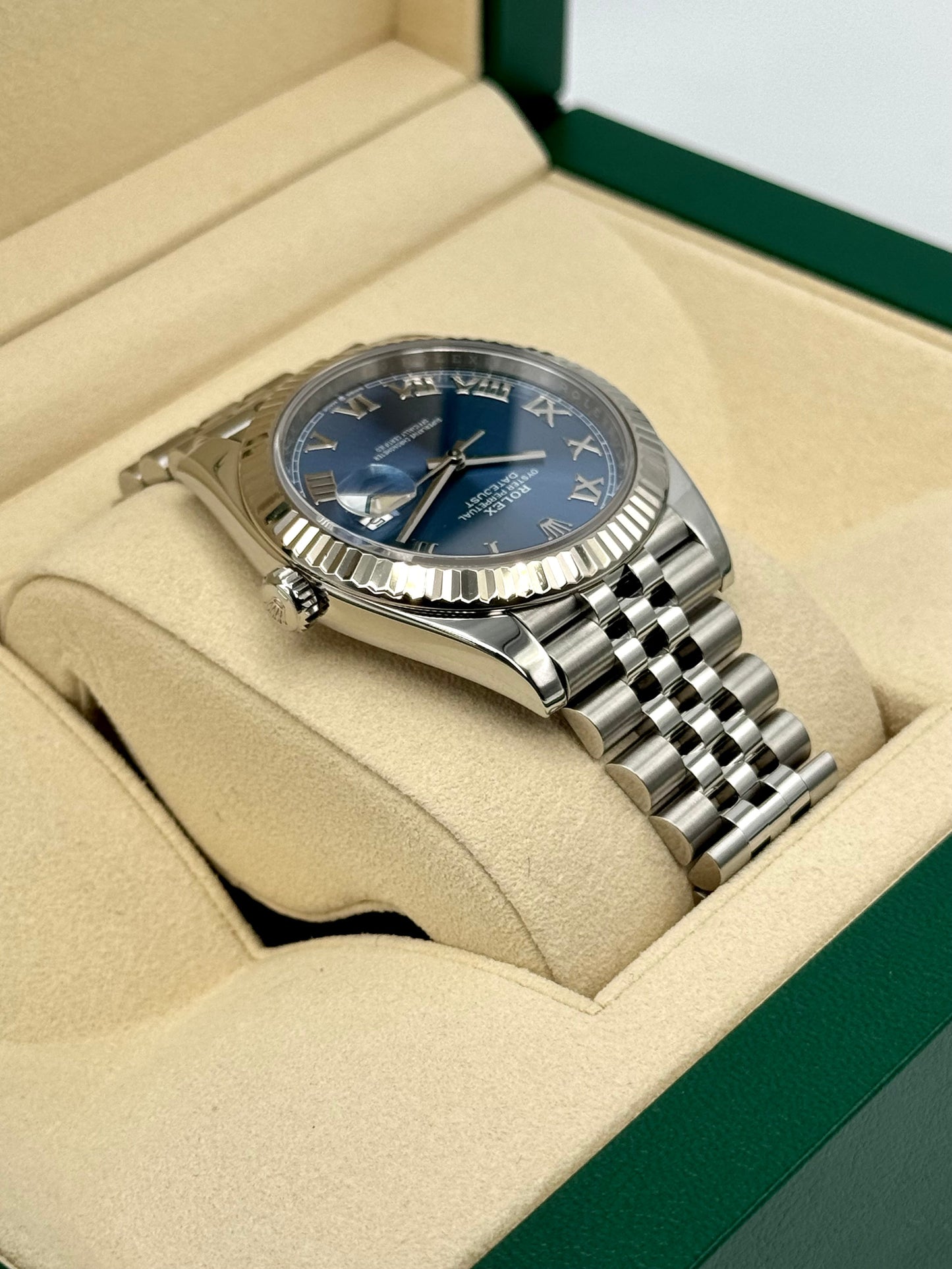 Rolex Datejust 41mm 126334 Stainless Steel Jubilee Blue Dial - MyWatchLLC