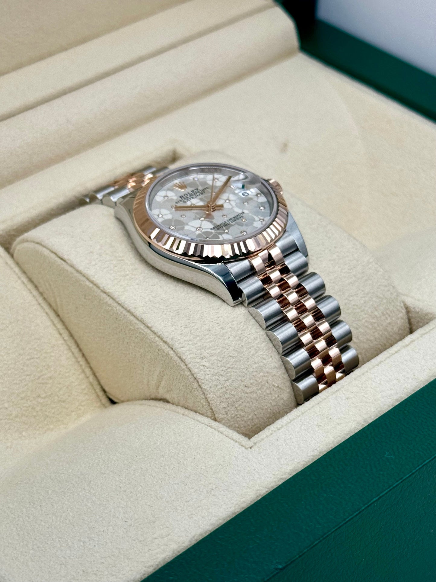 NEW 2024 Rolex Ladies Datejust 31mm 278271 Jubilee Floral Motif Dial - MyWatchLLC