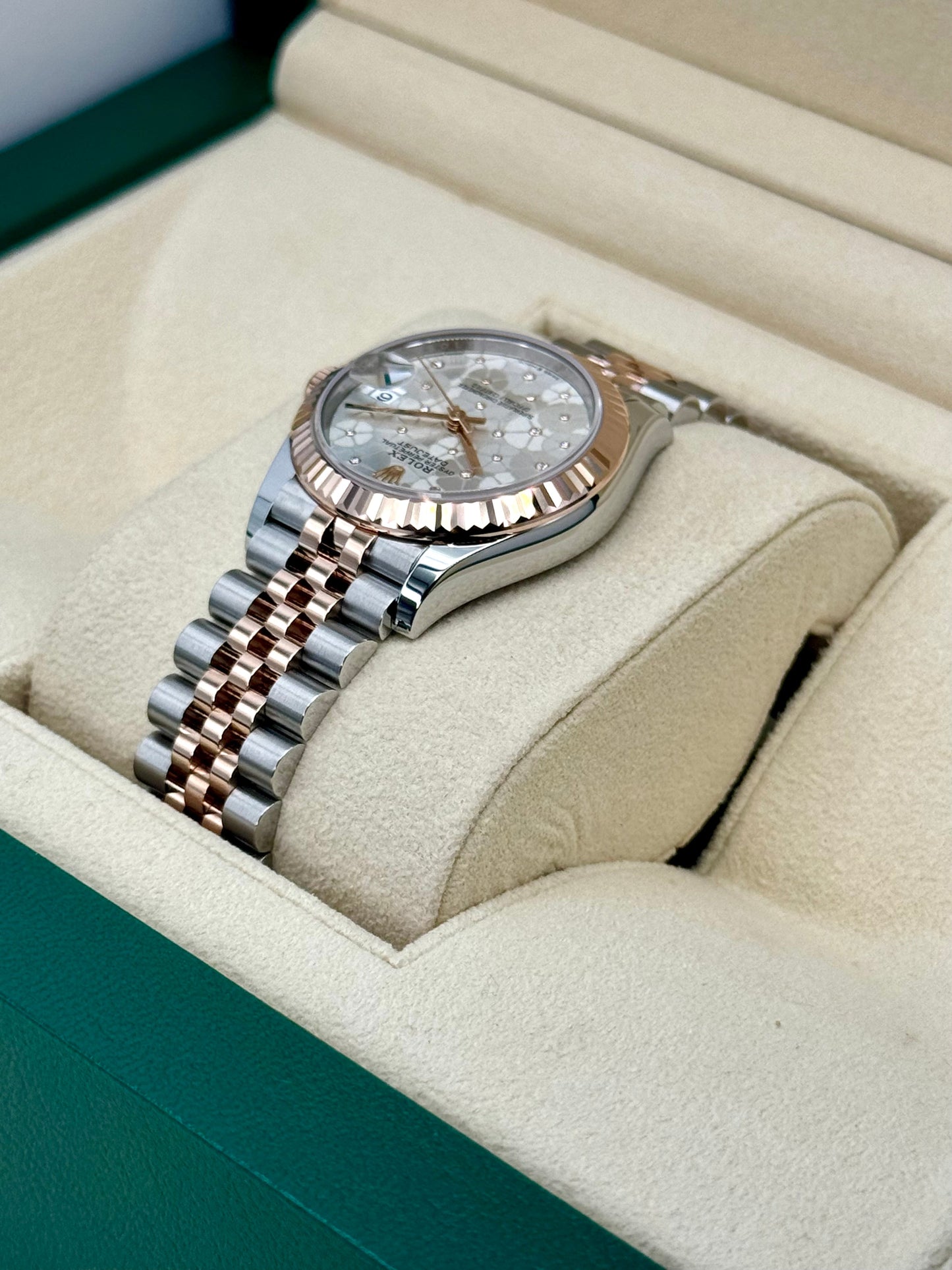 NEW 2024 Rolex Ladies Datejust 31mm 278271 Jubilee Floral Motif Dial - MyWatchLLC