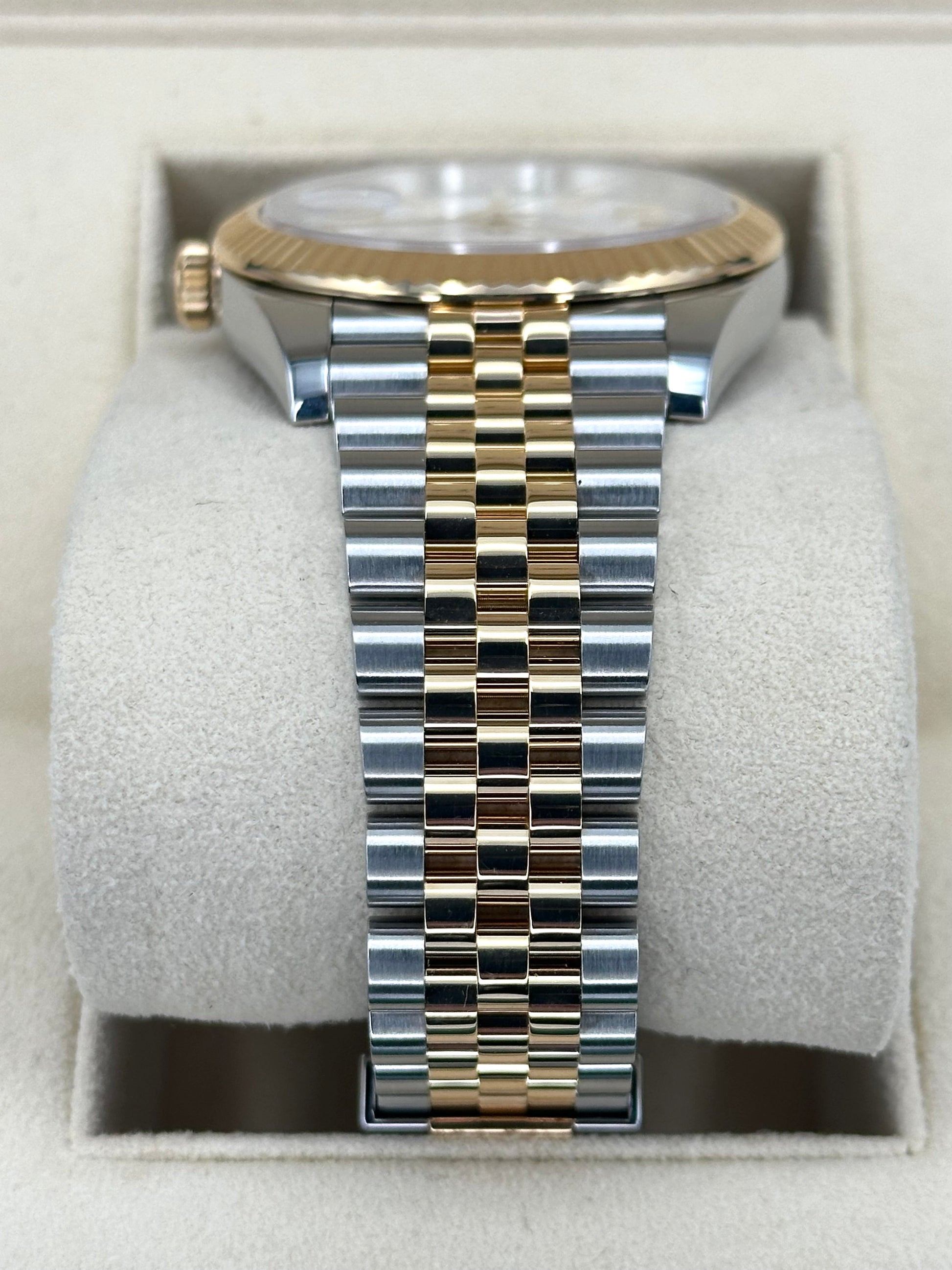2022 Rolex Datejust 41mm 126333 Two-Tone Jubilee White Dial - MyWatchLLC