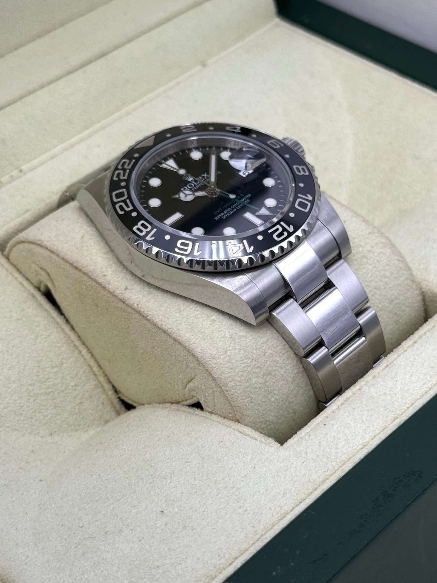 2011 Rolex GMT-Master II 40mm 116710LN Stainless Steel Black Dial - MyWatchLLC