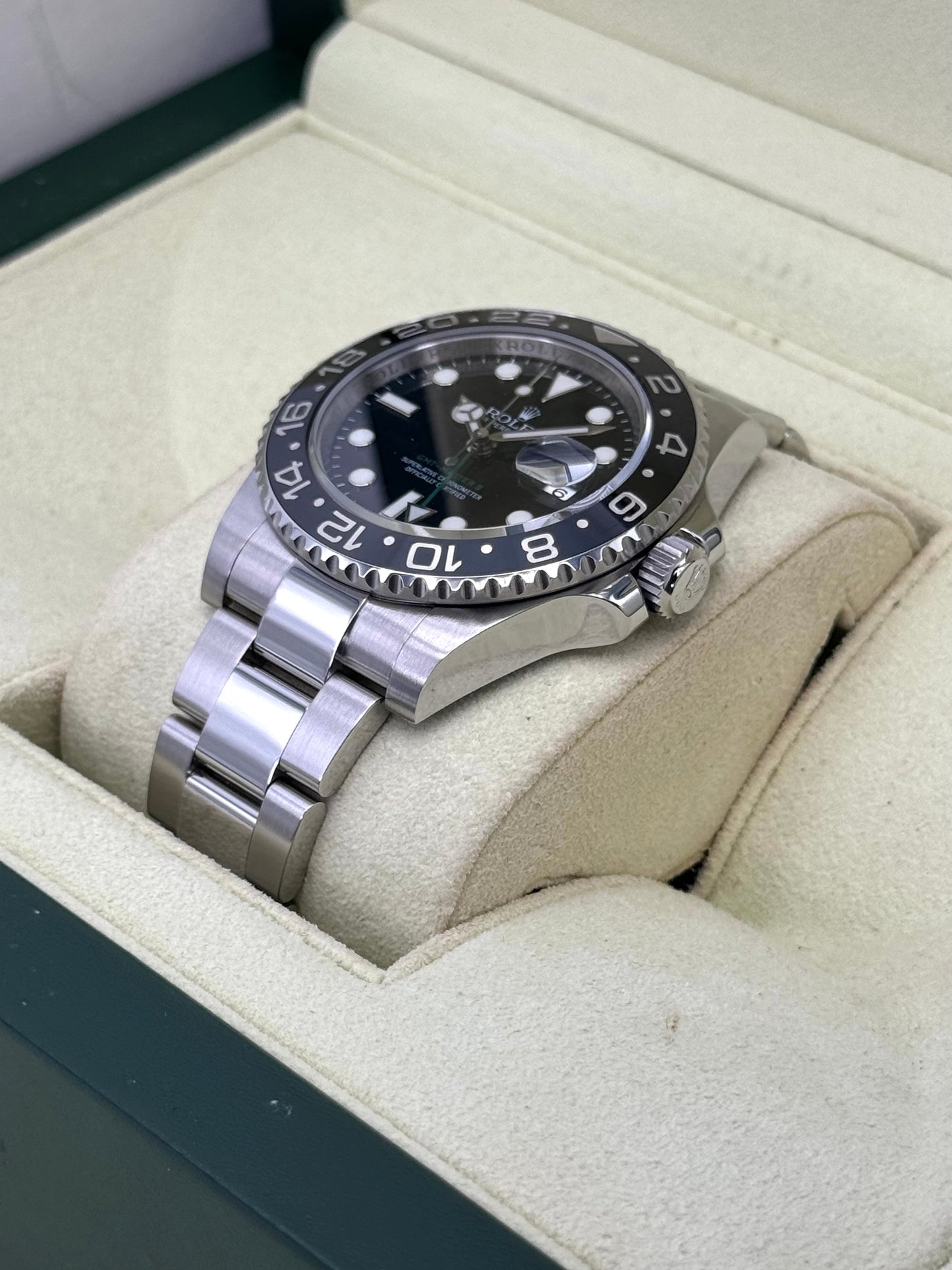 2011 Rolex GMT-Master II 40mm 116710LN Stainless Steel Black Dial - MyWatchLLC