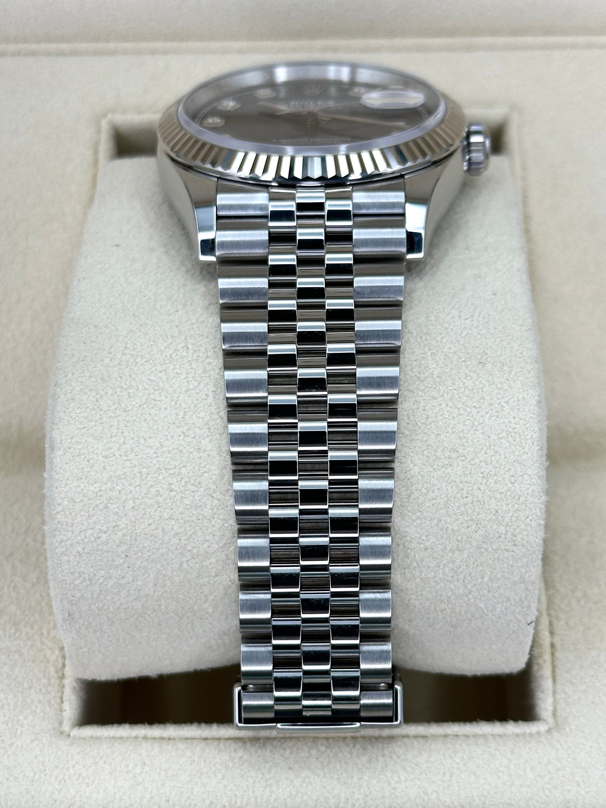 NEW 2024 Rolex Datejust 36mm 126234 Jubilee Black Diamond Dial - MyWatchLLC