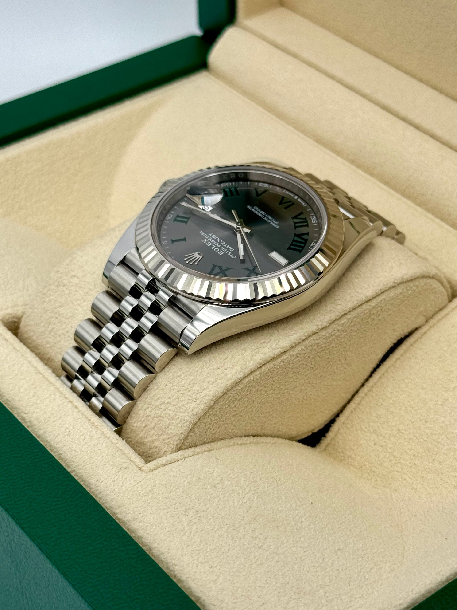 2024 Rolex Datejust 41mm 126334 Jubilee Wimbledon Dial - MyWatchLLC