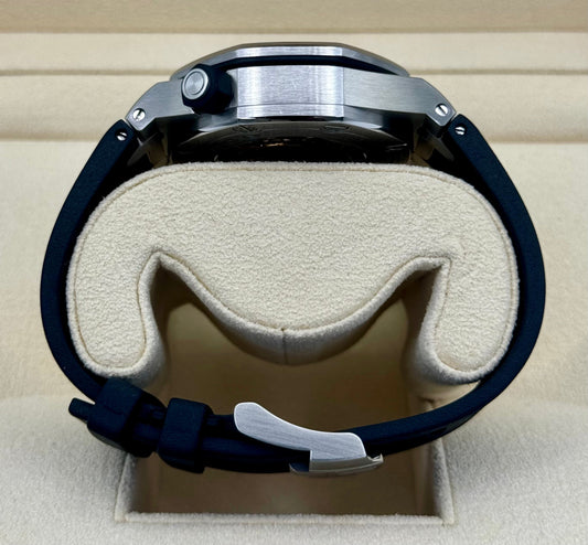 Audemars Piguet Royal Oak Offshore Scuba 15710ST Black Waffle Dial - MyWatchLLC