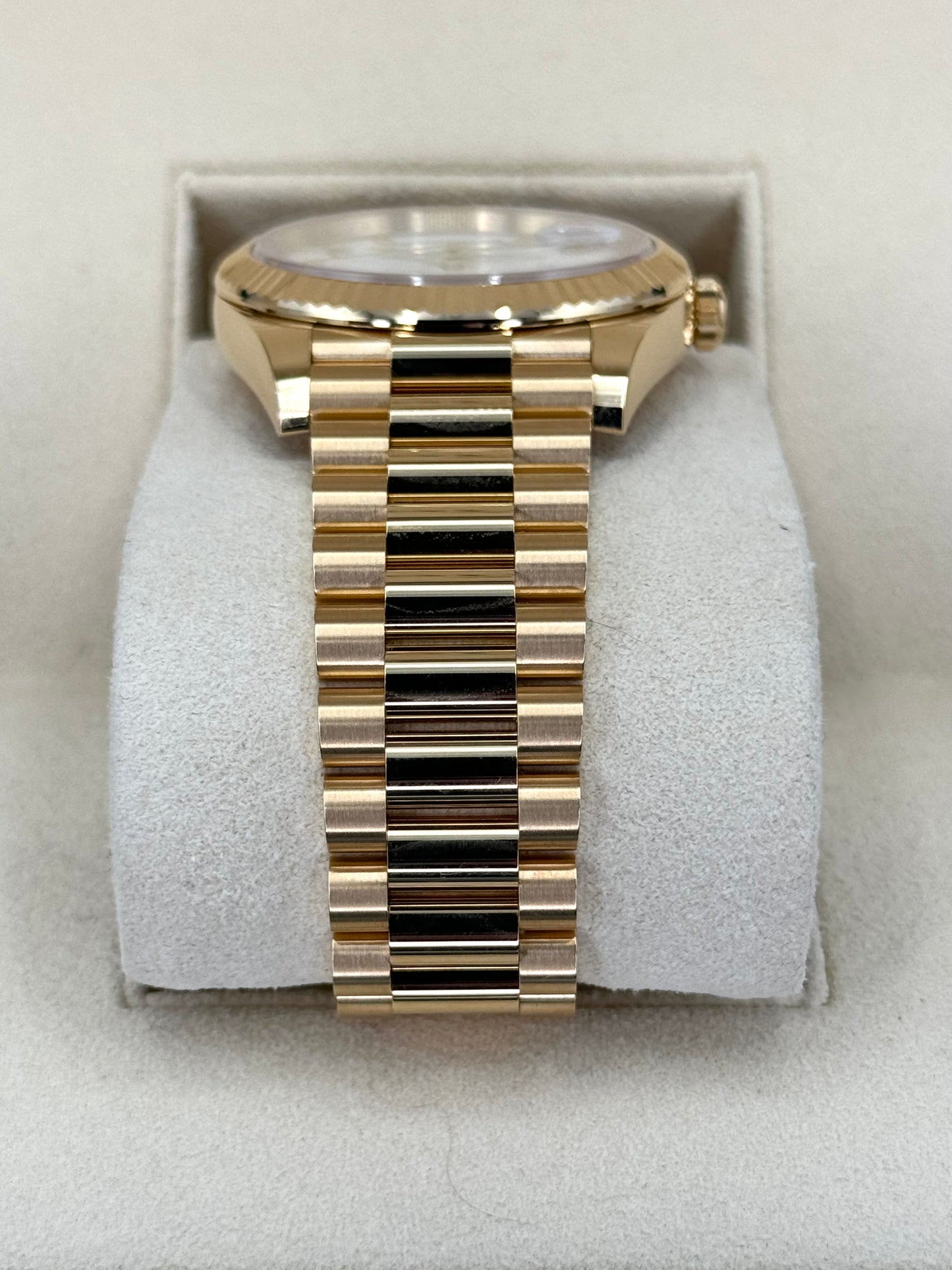 NEW 2021 Rolex Day-Date 40mm 228238 Presidential White Roman Numeral Dial - MyWatchLLC